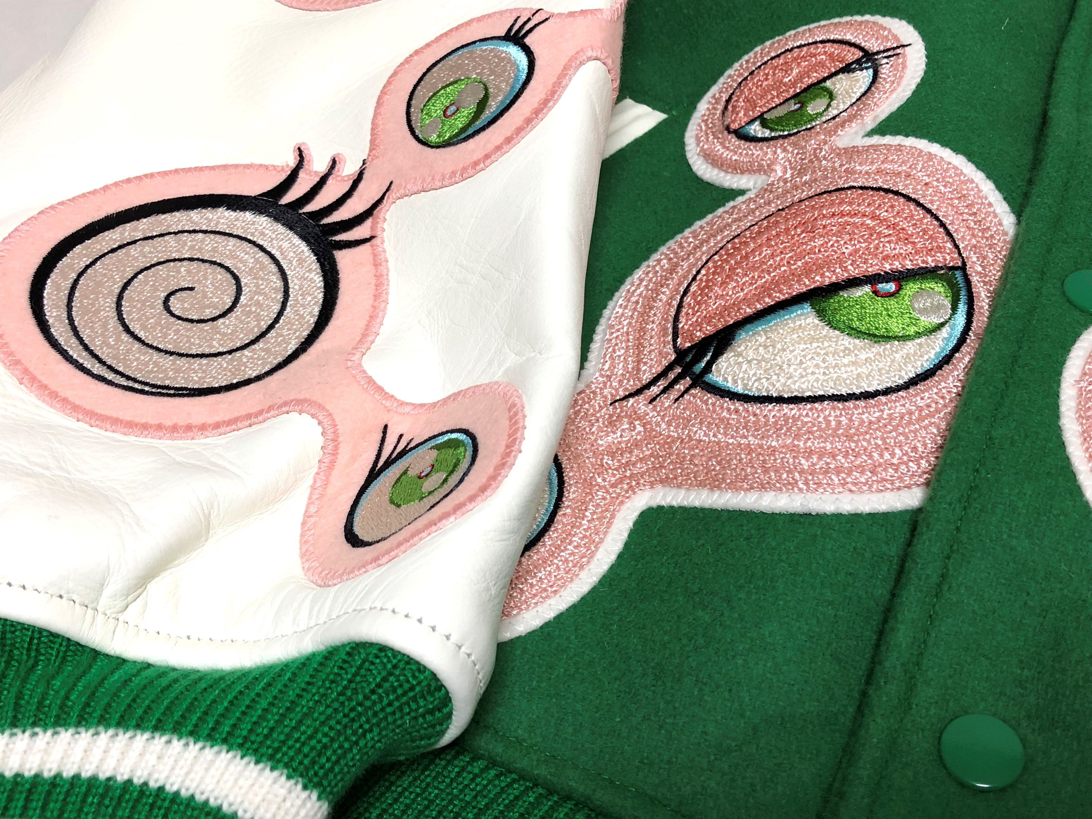 Saint Michael SAINT Mxxxxxx Michael Takashi Murakami Varsity Jacket green Size US M / EU 48-50 / 2 - 7 Thumbnail