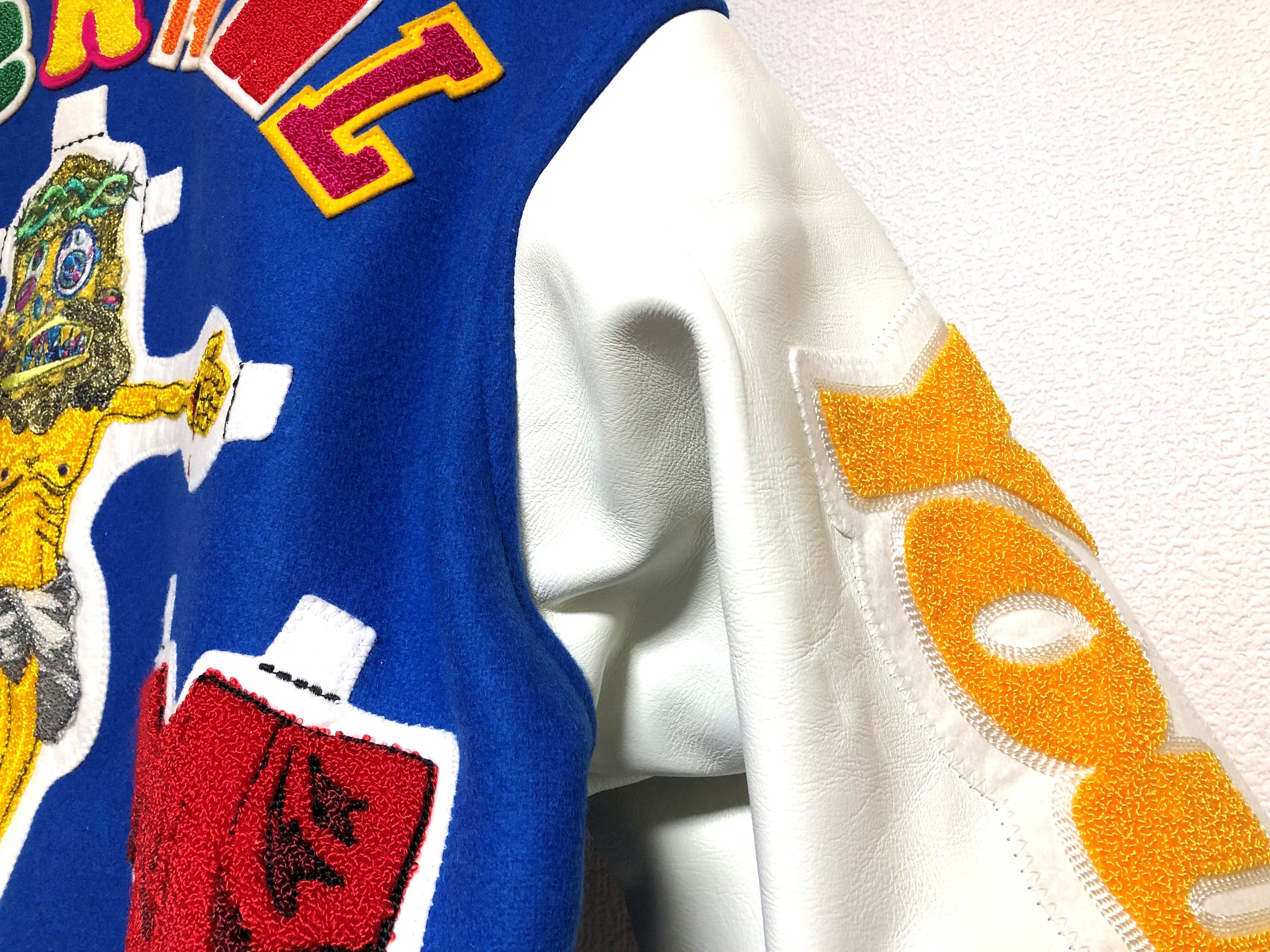 Saint Michael SAINT Mxxxxxx Michael Takashi Murakami Varsity Jacket JESUS Size US M / EU 48-50 / 2 - 4 Thumbnail