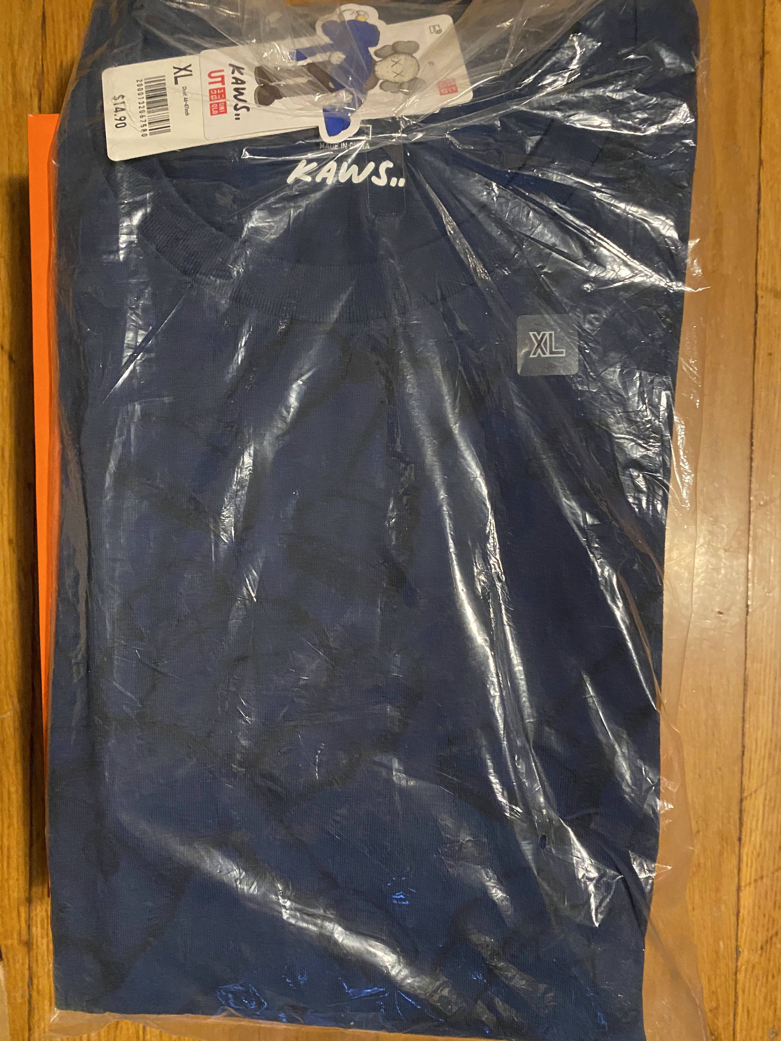 KAWS x Uniqlo All Over Print Tee Size XL