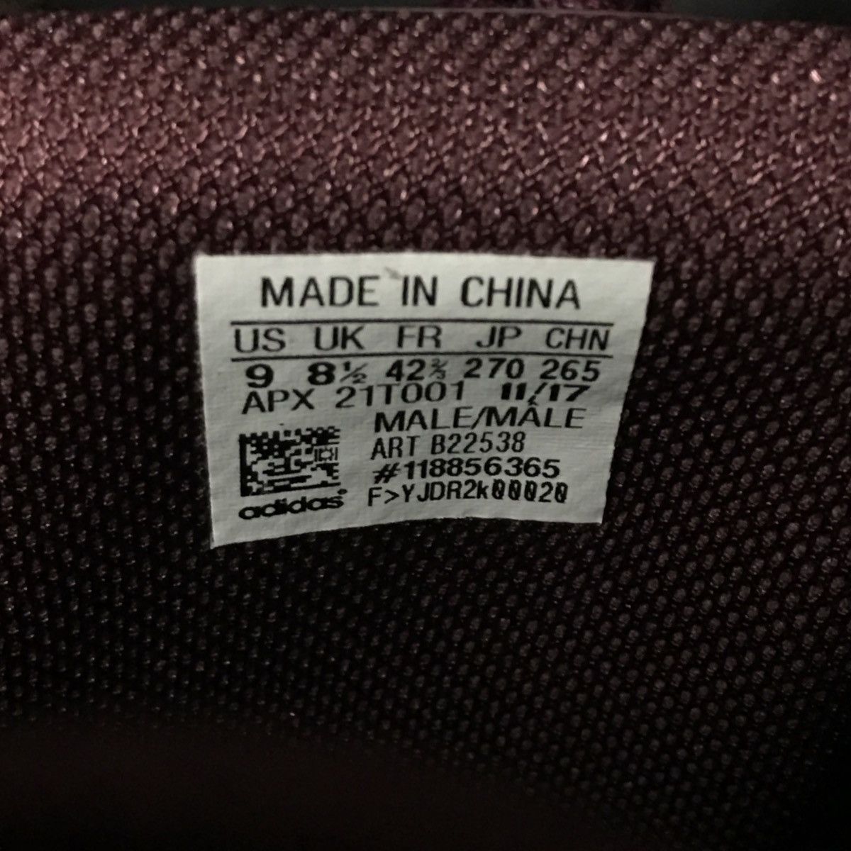 Adidas × Raf Simons Raf Simons x Ozweego 3 Burgundy Size US 9 / EU 42 - 7 Thumbnail