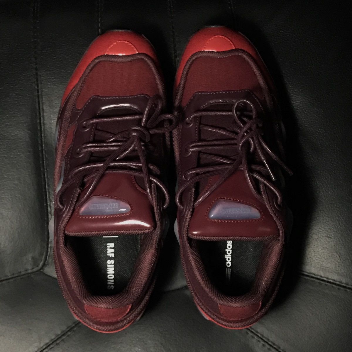 Adidas × Raf Simons Raf Simons x Ozweego 3 Burgundy Size US 9 / EU 42 - 4 Thumbnail