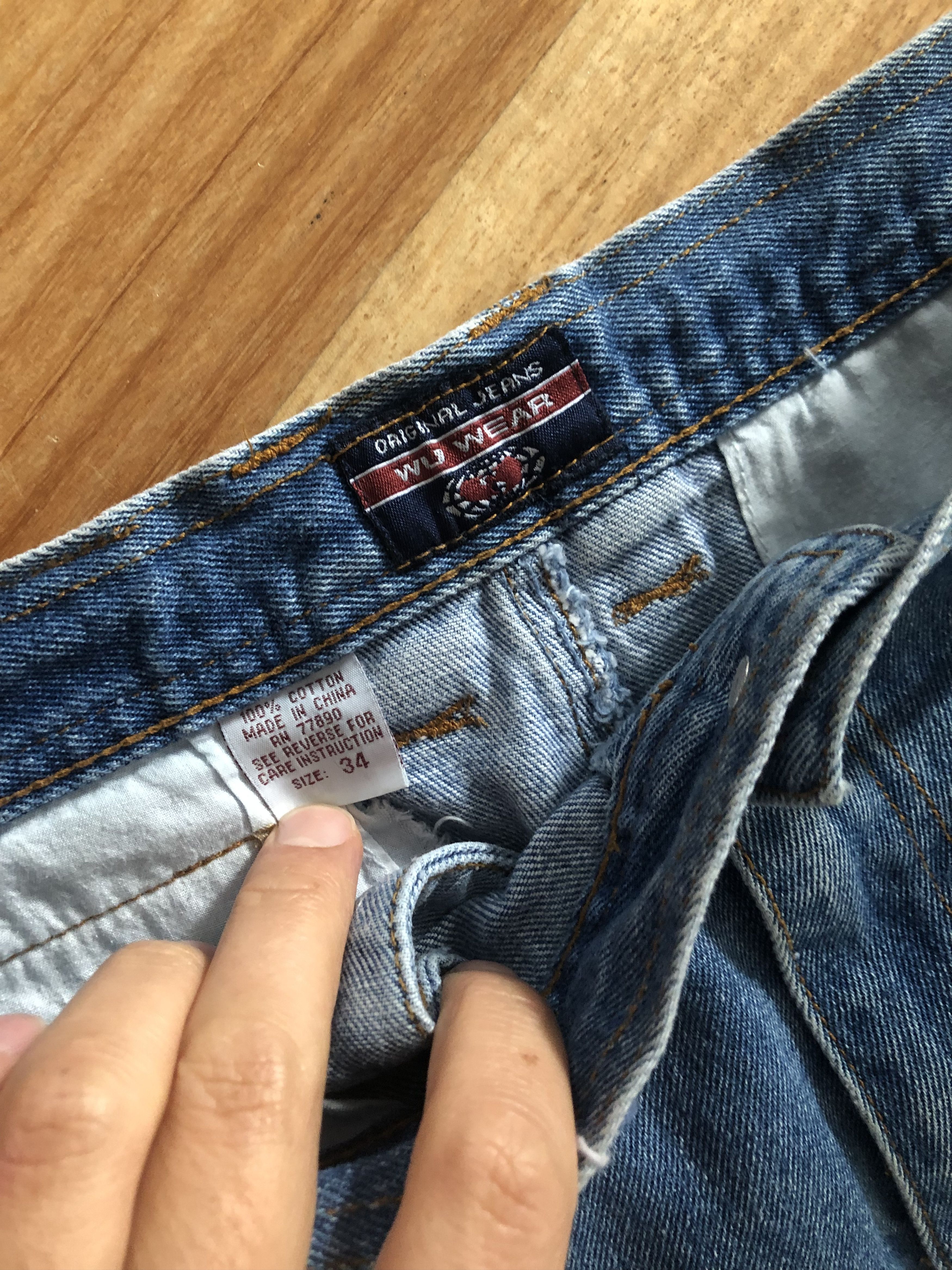 Wu-Tang Clan Cargo Pants - Denim Size US 34 / EU 50 - 5 Thumbnail