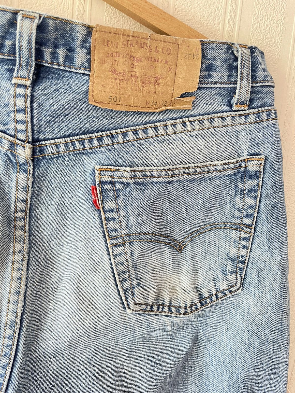 Levi's × Levi's Vintage Clothing Vintage Levis 501 jeans Size US 34 / EU 50 - 2 Thumbnail