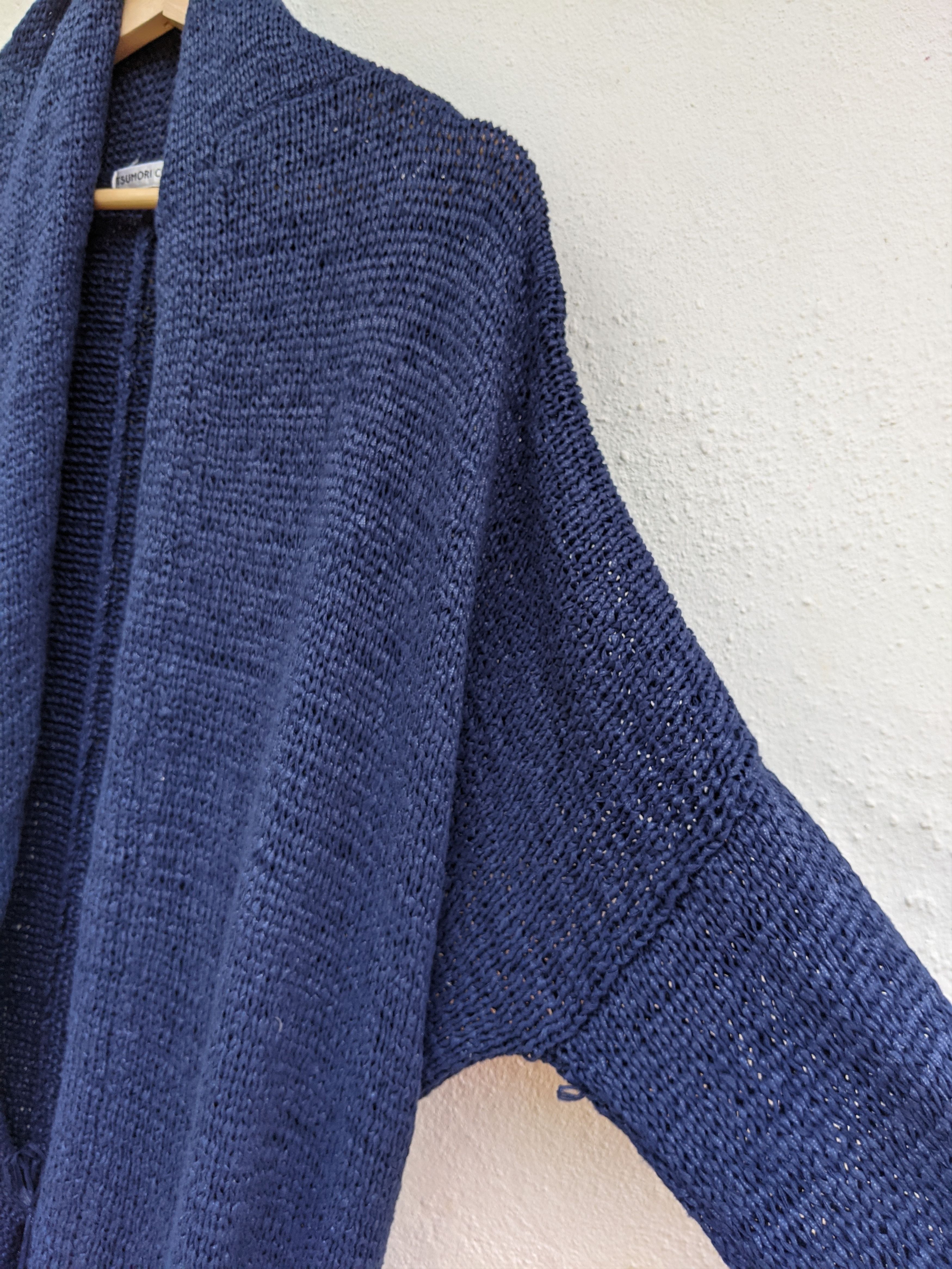 Issey Miyake TSUMORI CHISATO NET LONG CARDIGAN Size US L / EU 52-54 / 3 - 8 Thumbnail