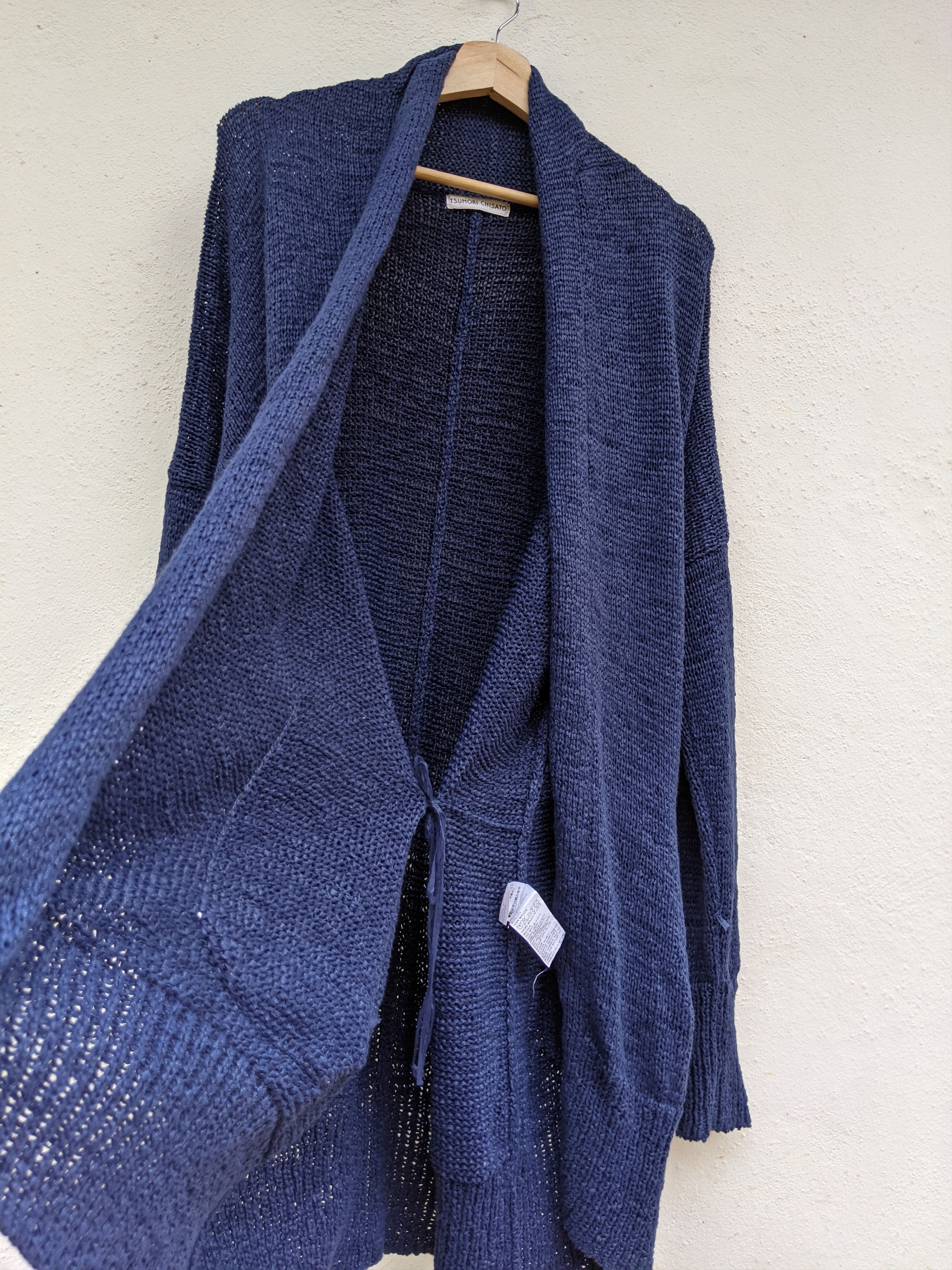 Issey Miyake TSUMORI CHISATO NET LONG CARDIGAN Size US L / EU 52-54 / 3 - 3 Thumbnail