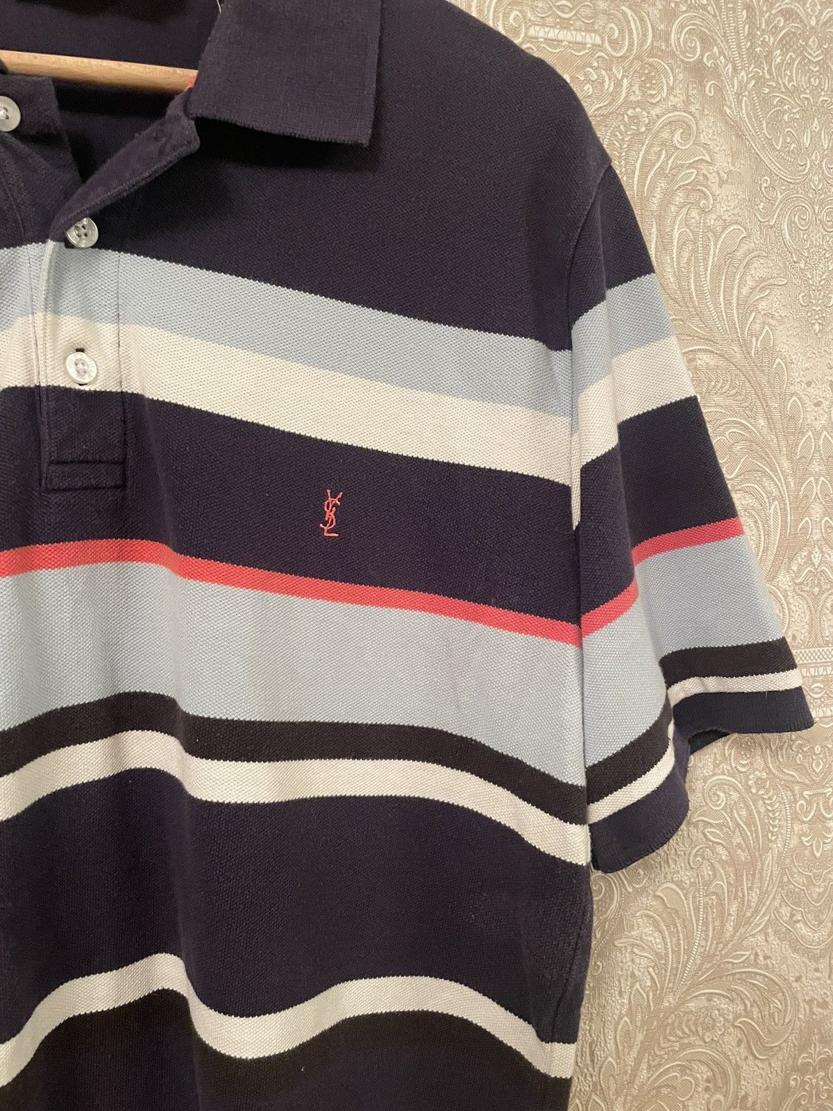 Vintage × Yves Saint Laurent YSL Yves Saint Laurent vintage luxury polo tee Size US L / EU 52-54 / 3 - 2 Thumbnail