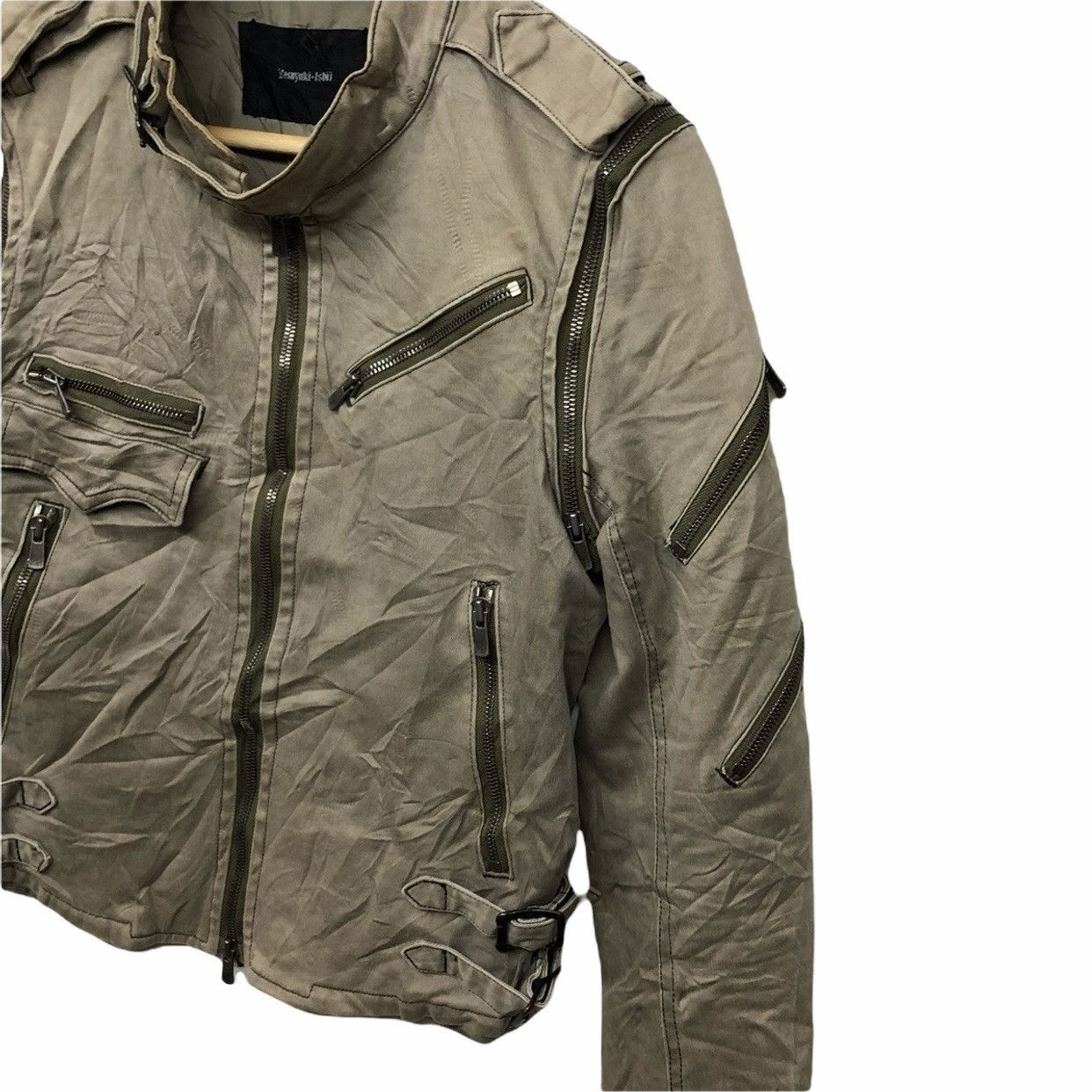 Japanese Brand × Seditionaries × Yasuyuki Ishii Yasuyuki Ishii Jacket Cafe Racer Punk Multi Zipper Jacket Size US S / EU 44-46 / 1 - 7 Thumbnail