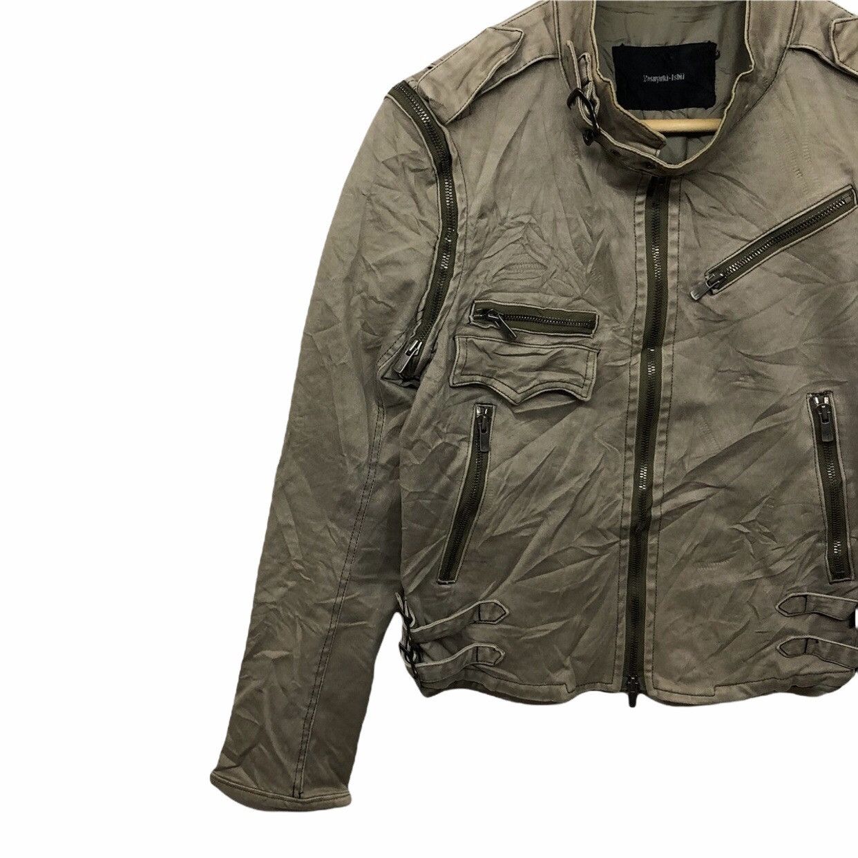 Japanese Brand × Seditionaries × Yasuyuki Ishii Yasuyuki Ishii Jacket Cafe Racer Punk Multi Zipper Jacket Size US S / EU 44-46 / 1 - 5 Thumbnail