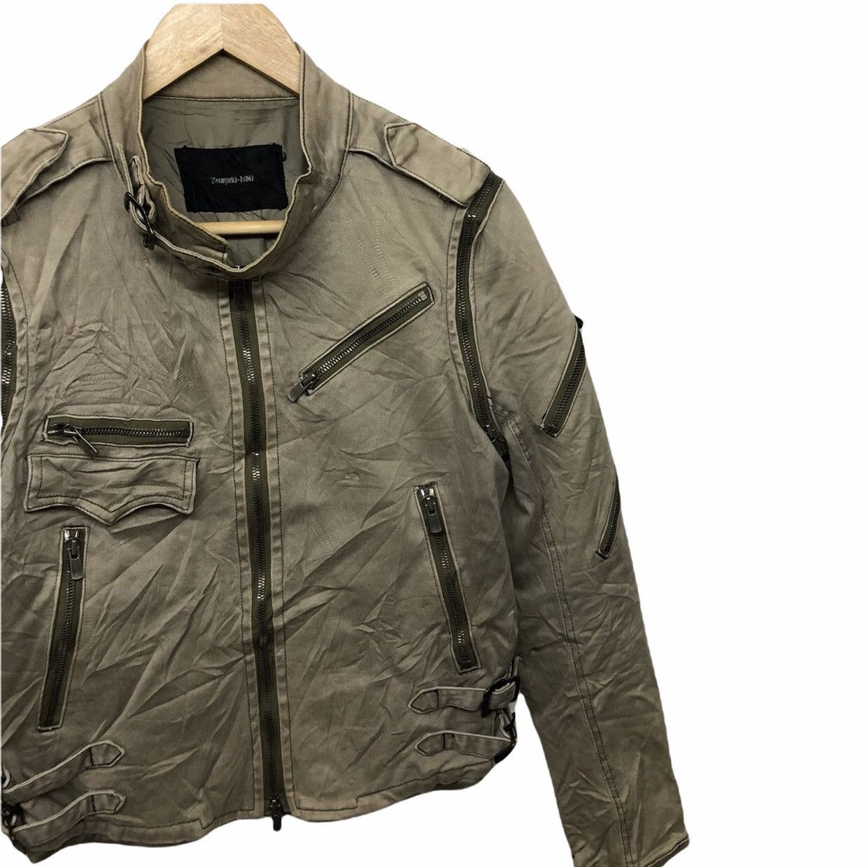 Japanese Brand × Seditionaries × Yasuyuki Ishii Yasuyuki Ishii Jacket Cafe Racer Punk Multi Zipper Jacket Size US S / EU 44-46 / 1 - 6 Thumbnail