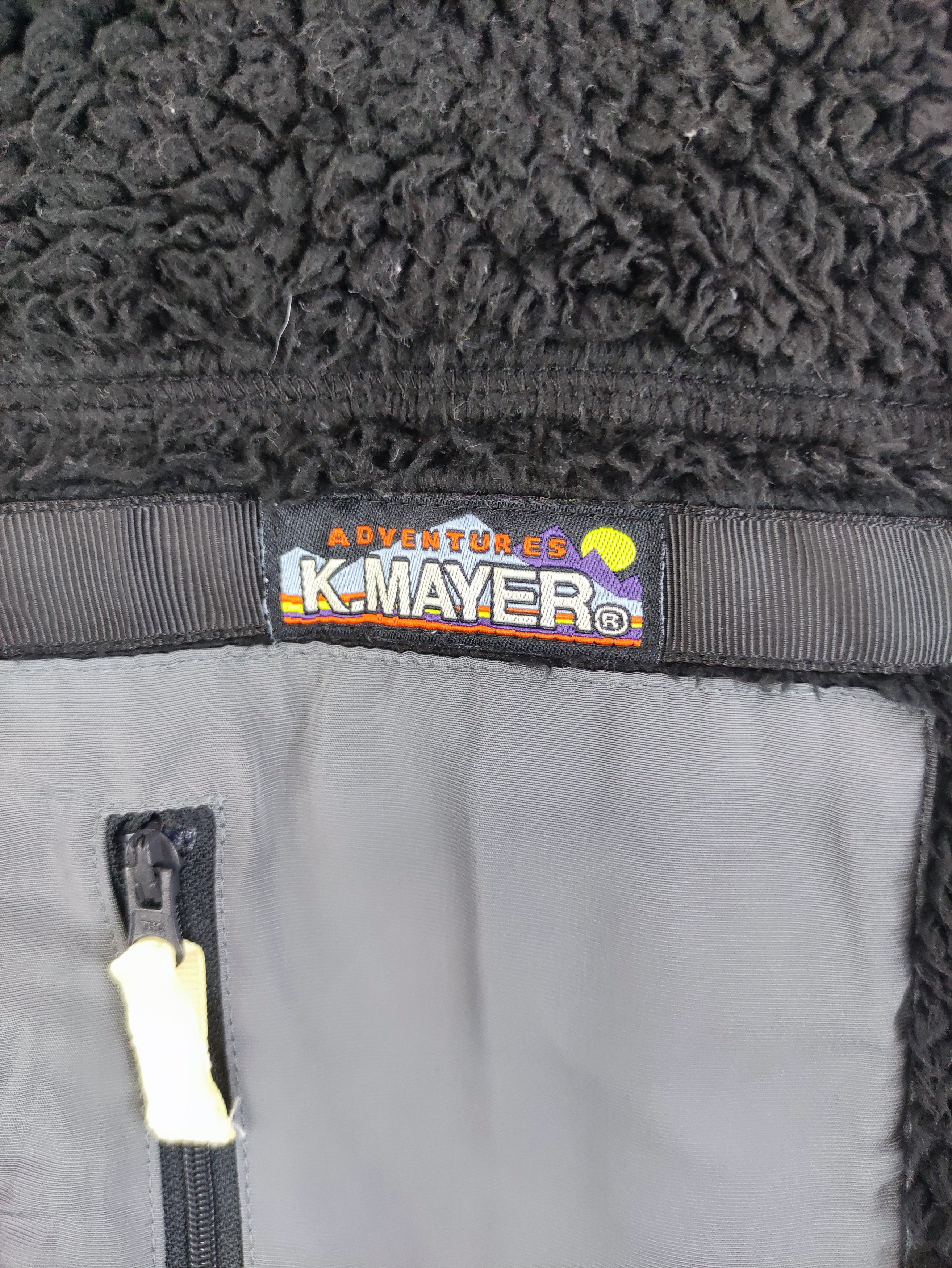 Japanese Brand Vintage Kriff Mayer Sherpa Jacket Zipper Size US L / EU 52-54 / 3 - 2 Thumbnail