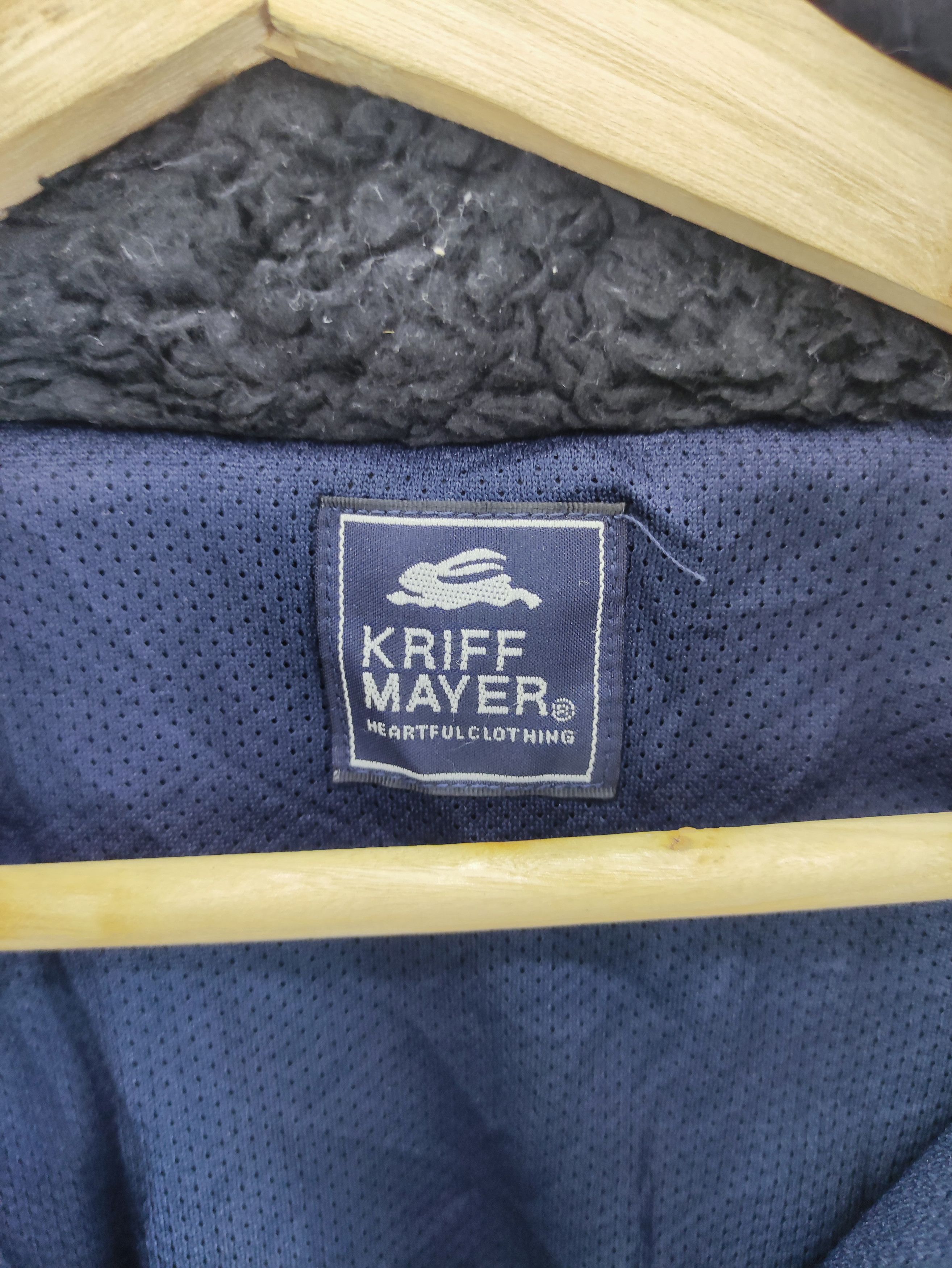 Japanese Brand Vintage Kriff Mayer Sherpa Jacket Zipper Size US L / EU 52-54 / 3 - 4 Thumbnail