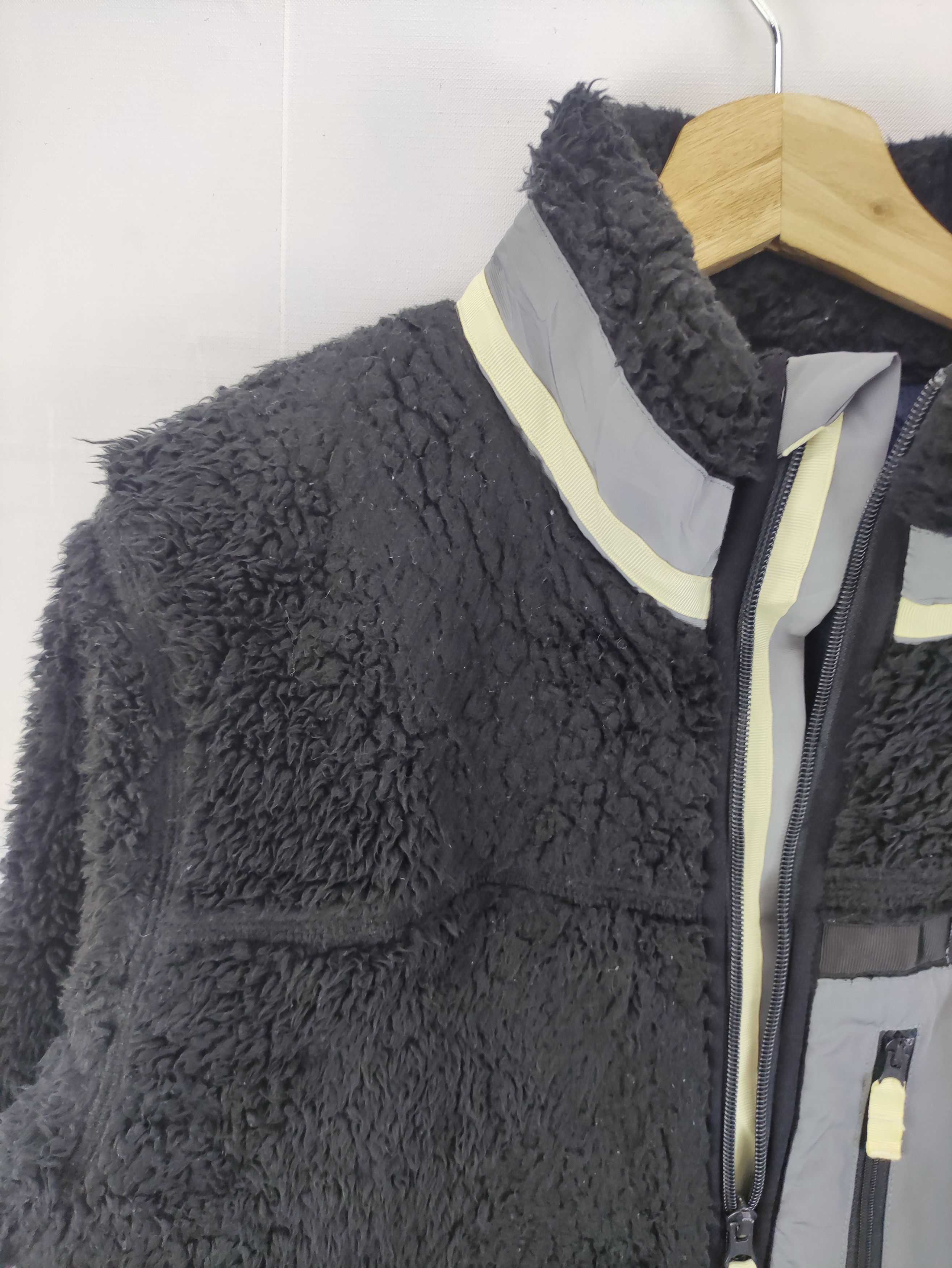 Japanese Brand Vintage Kriff Mayer Sherpa Jacket Zipper Size US L / EU 52-54 / 3 - 3 Thumbnail