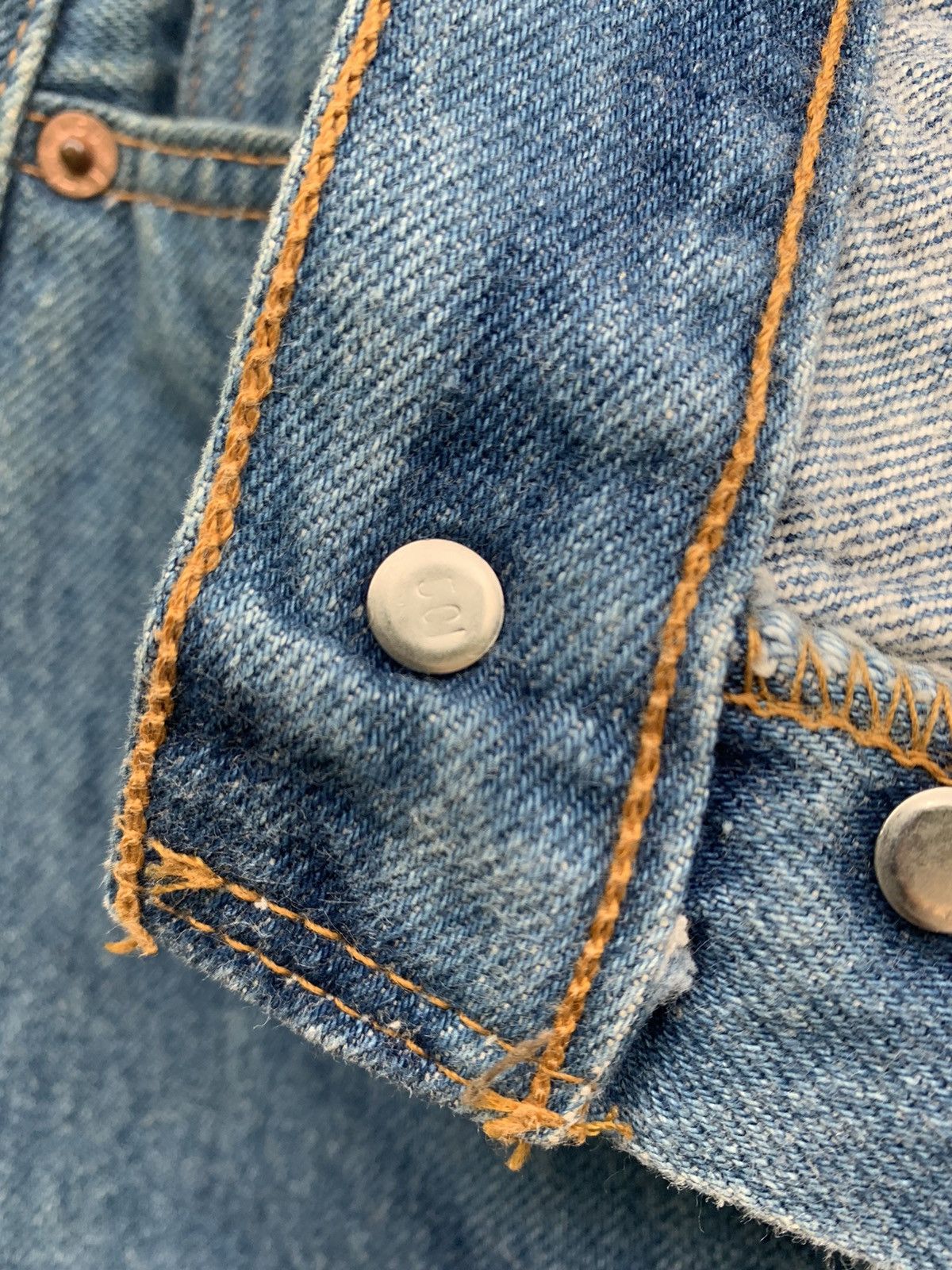 Bob Marley LEVI’S 501 RECONSTRUCTED BOB MARLEY REGGAE DENIM PANTS Size US 32 / EU 48 - 14 Thumbnail