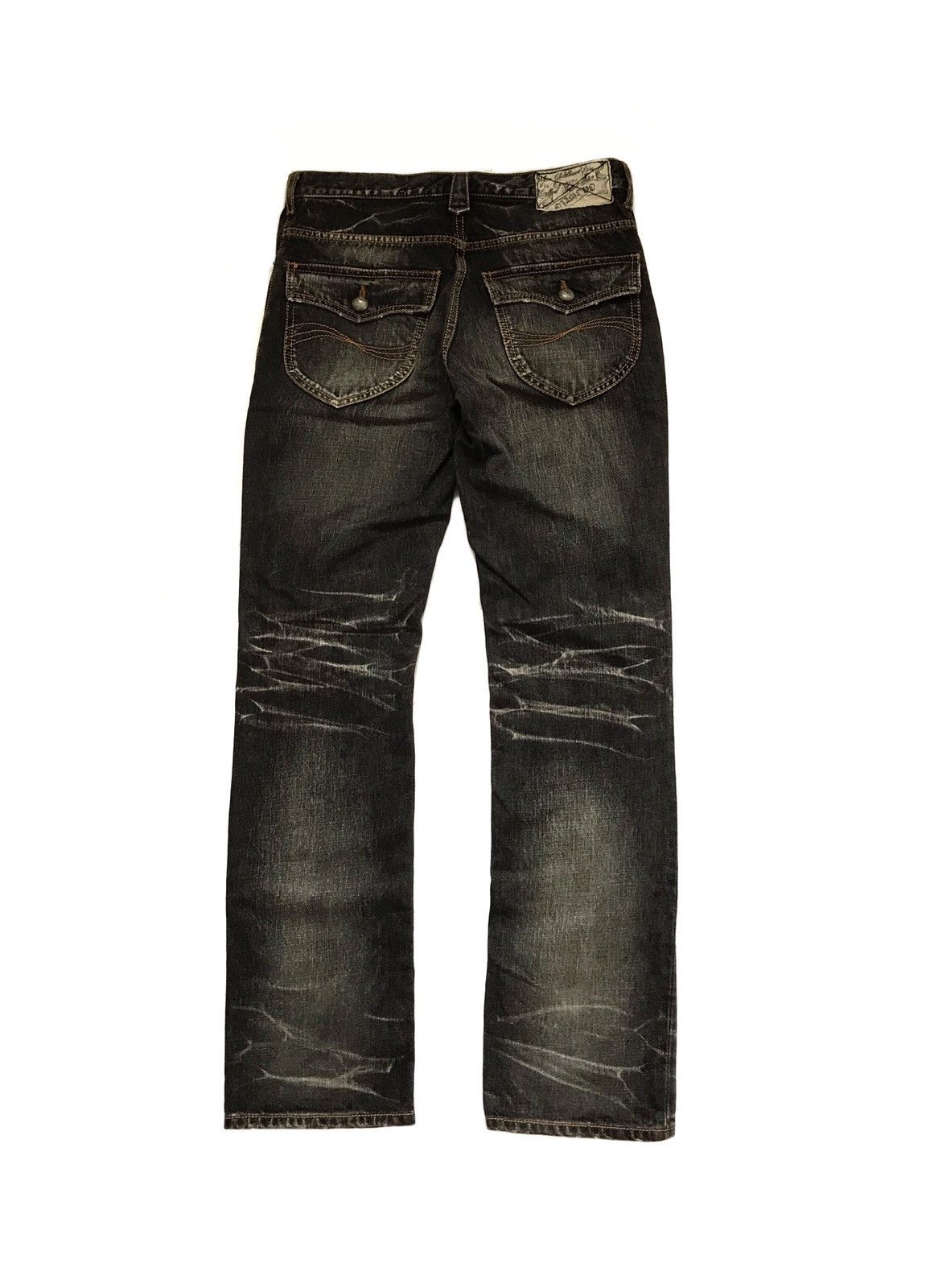 Japanese Brand DIAMOND DISTRESSED STYLE JEANS Size US 32 / EU 48 - 4 Thumbnail