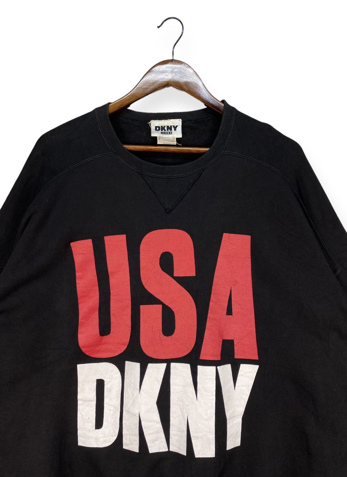 DKNY VINTAGE DKNY USA SWEATSHIRT Size US XL / EU 56 / 4 - 2 Thumbnail