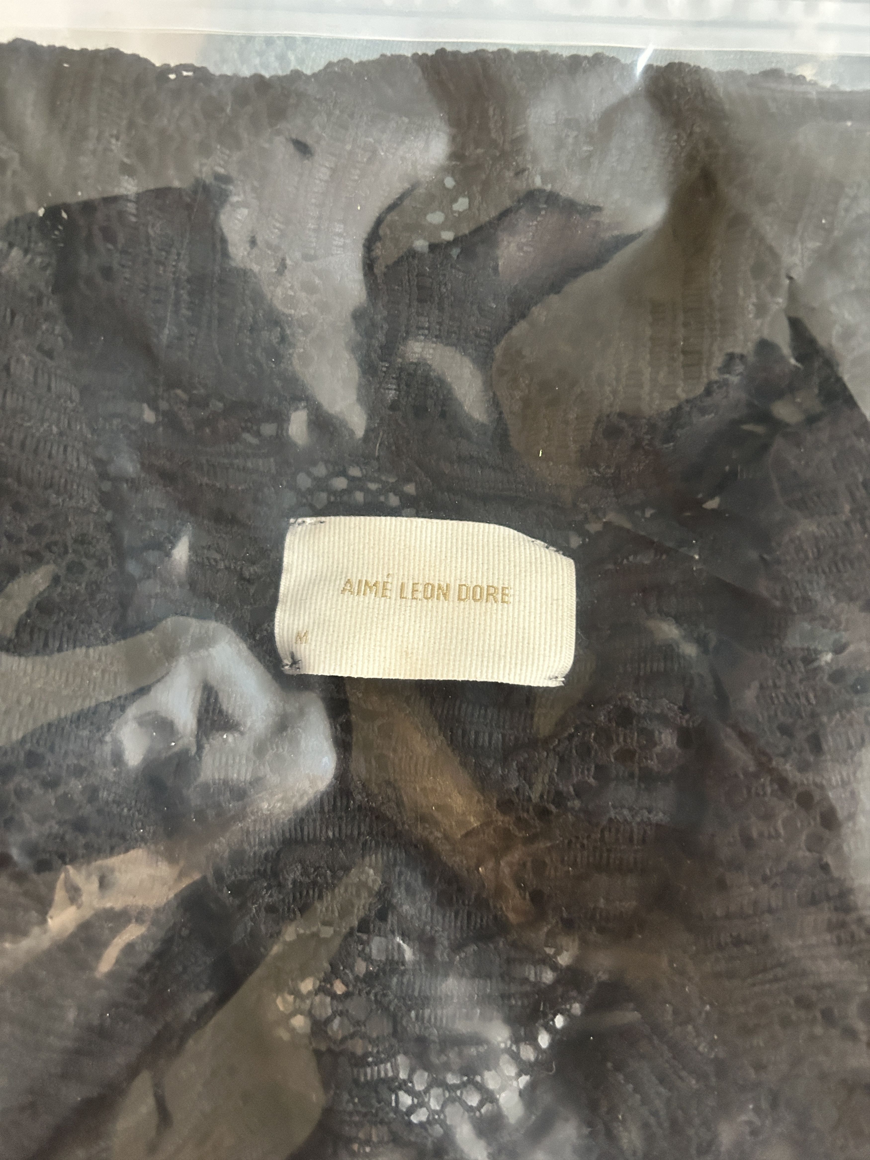 Aime Leon Dore Aime leon Dore Rico s/s 23 black lace up shirt Size US M / EU 48-50 / 2 - 6 Thumbnail