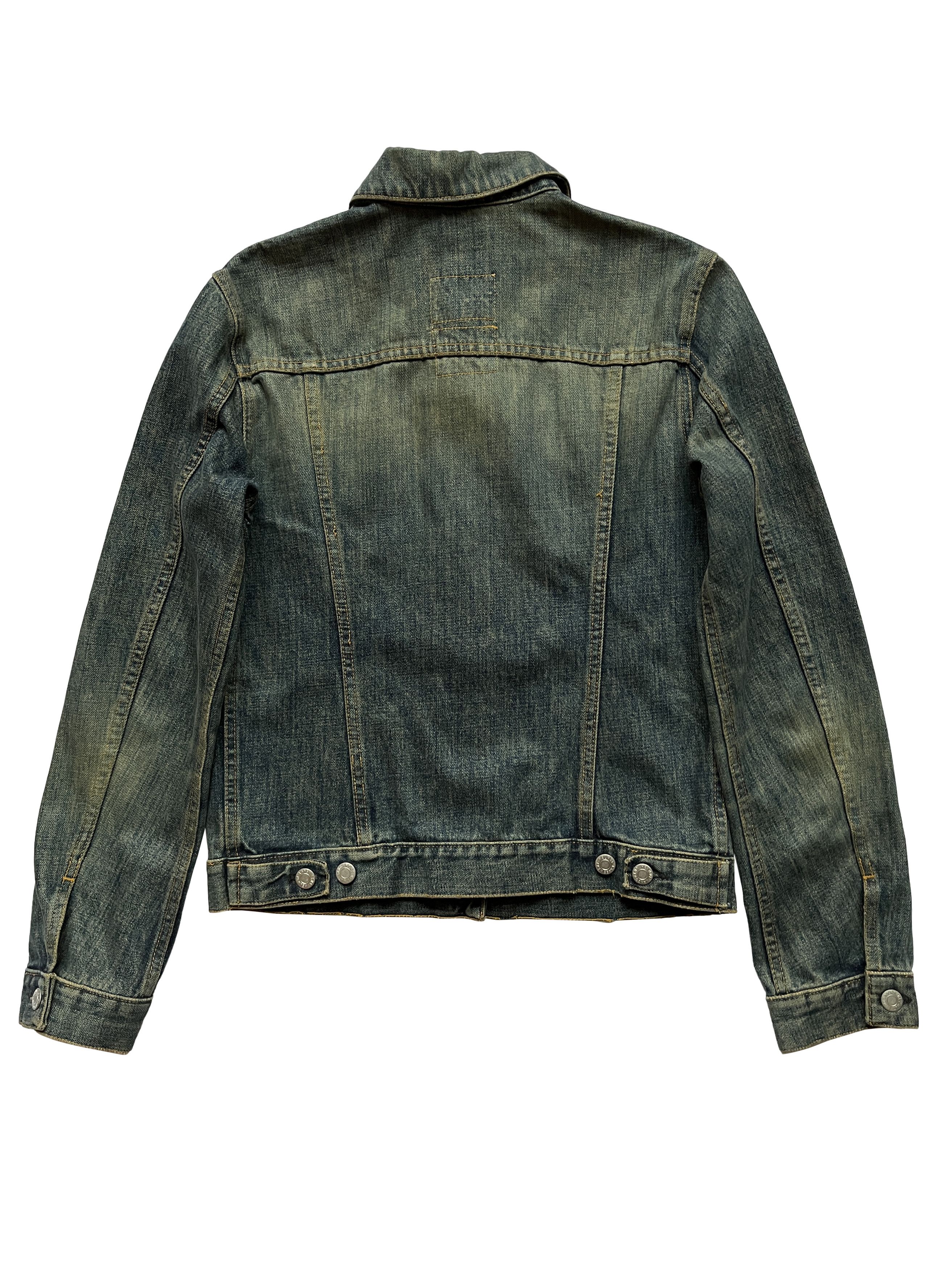 Helmut Lang ⚡️QUICK SALE⚡️2000's Helmut Lang Blue Denim Jean Jacket Size L / US 10 / IT 46 - 2 Thumbnail