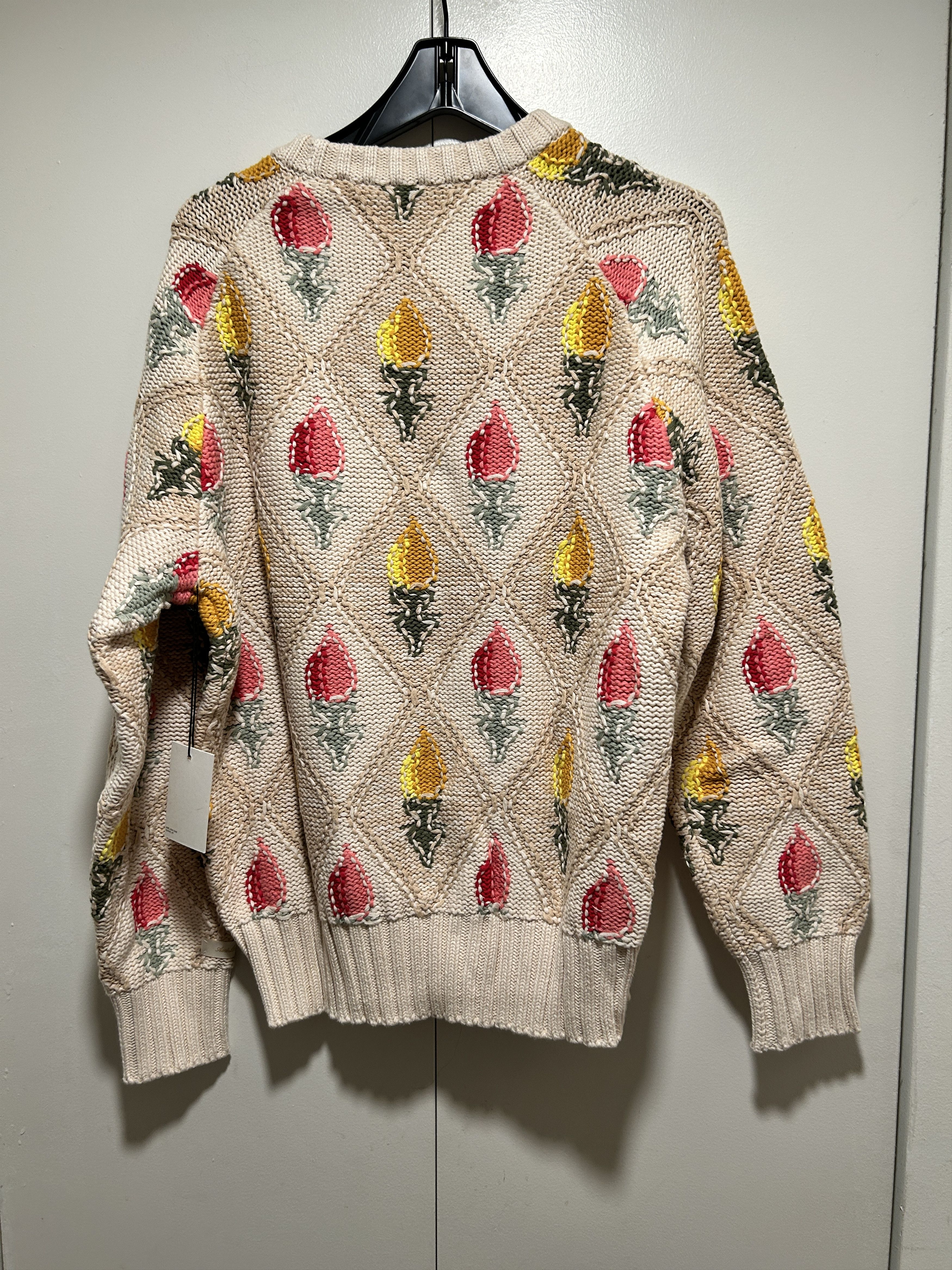 Aime Leon Dore Aime Leon Dore SWEATERS Floral Knit Sweater size medium Size US M / EU 48-50 / 2 - 3 Thumbnail