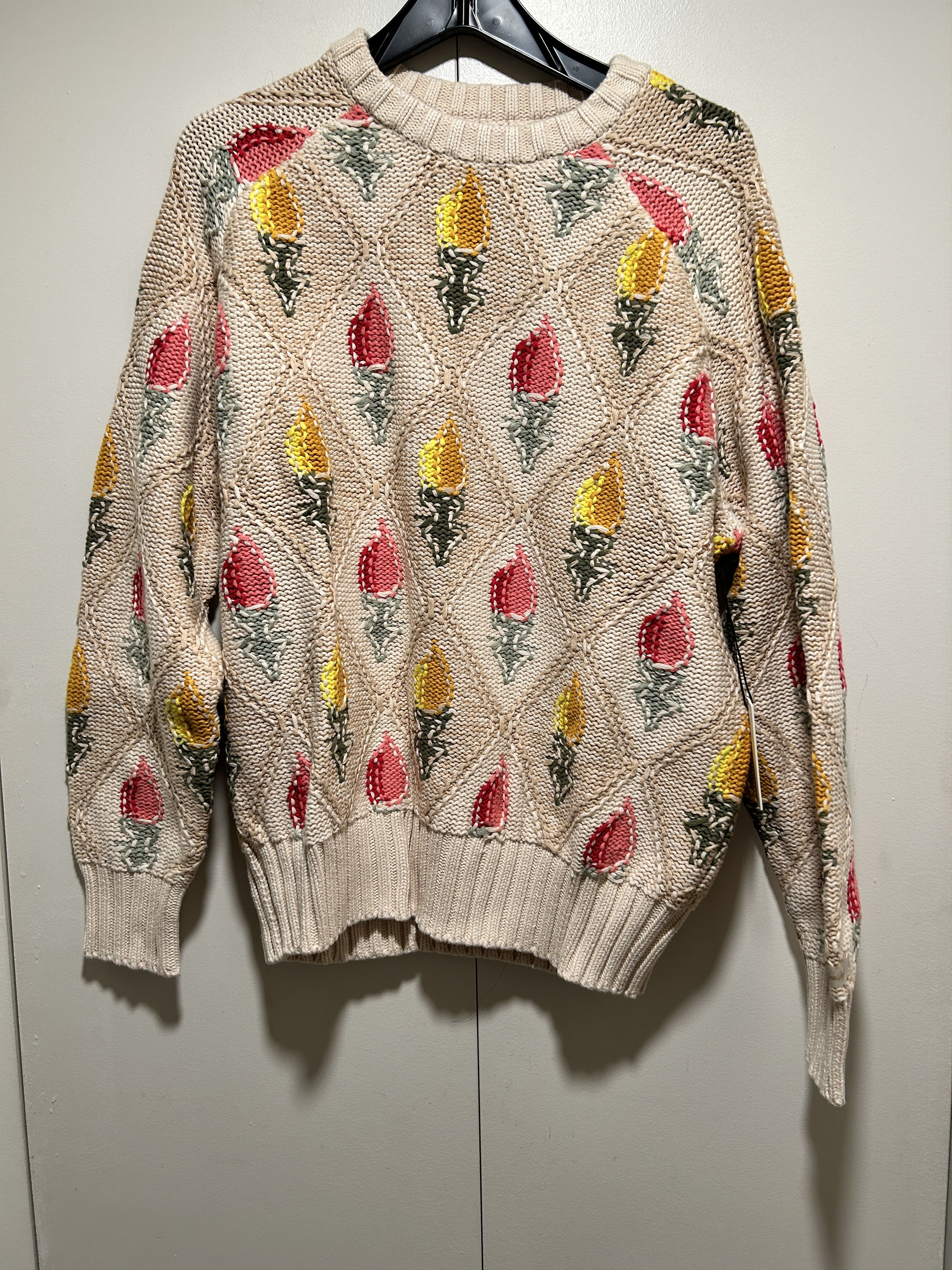 Aime Leon Dore Aime Leon Dore SWEATERS Floral Knit Sweater size medium Size US M / EU 48-50 / 2 - 1 Thumbnail