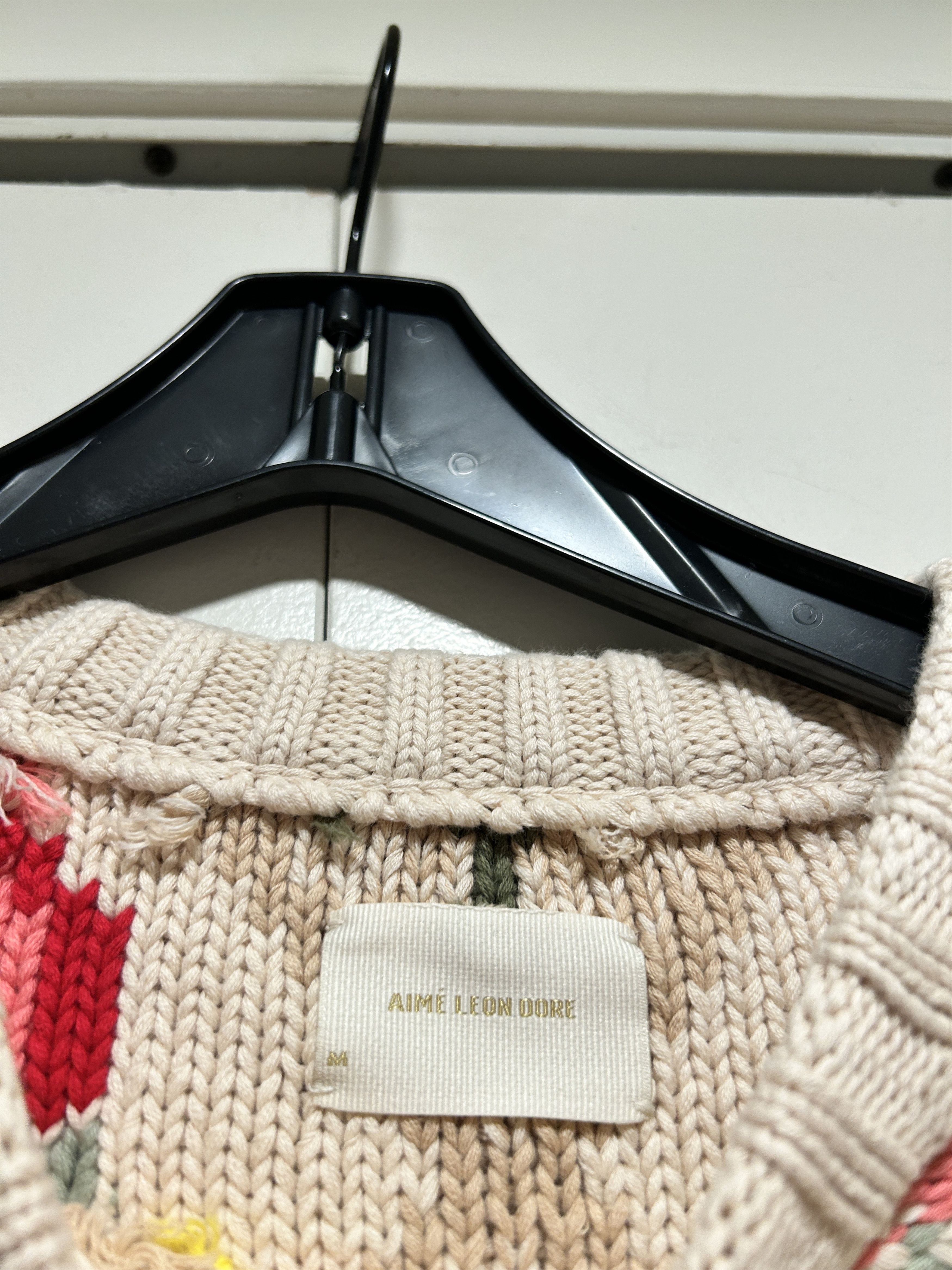Aime Leon Dore Aime Leon Dore SWEATERS Floral Knit Sweater size medium Size US M / EU 48-50 / 2 - 4 Thumbnail