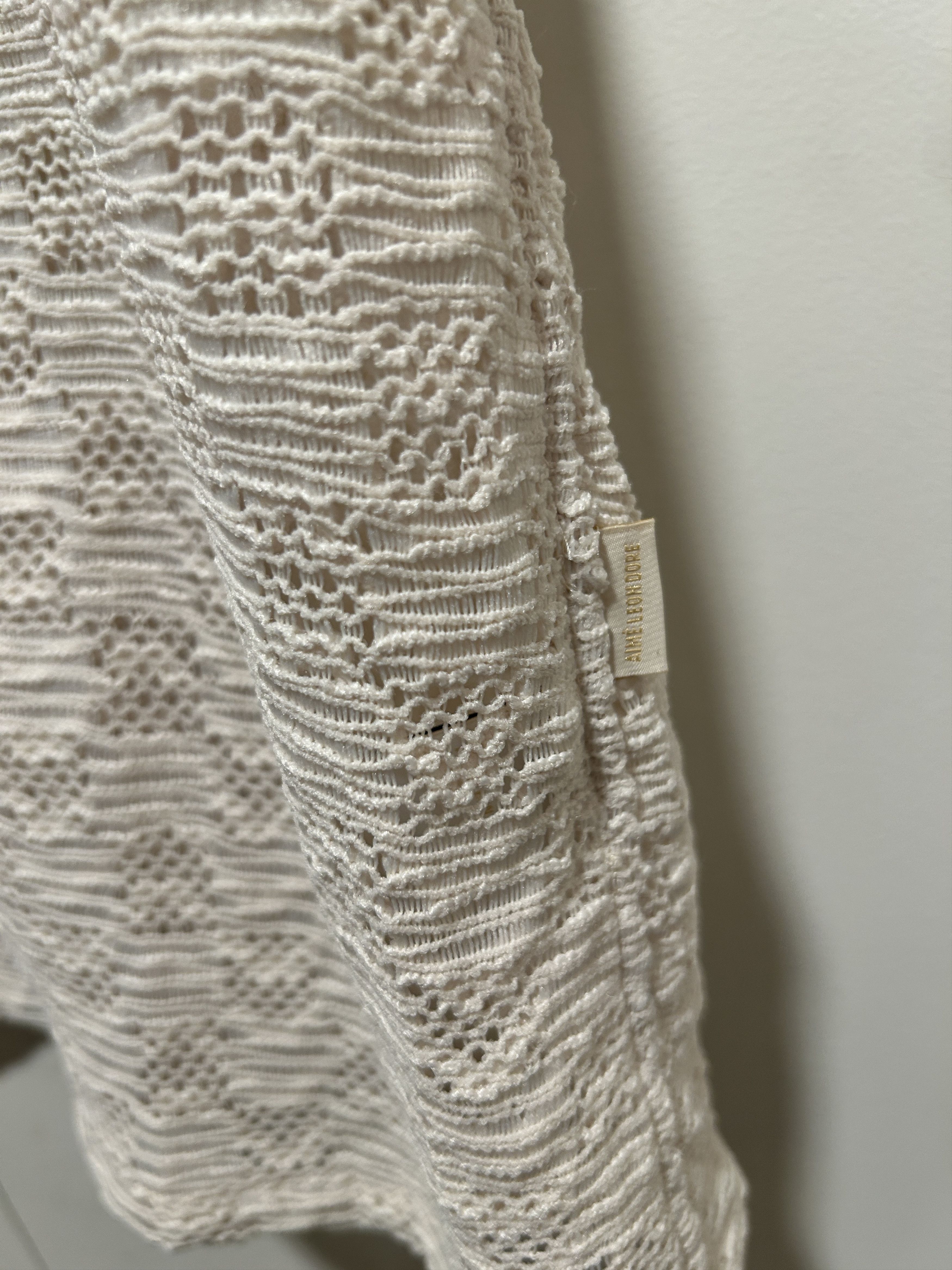 Aime Leon Dore Rico Shirt Cream lace crochet Woven Button AfterGlow ss22 Size US XXL / EU 58 / 5 - 8 Thumbnail