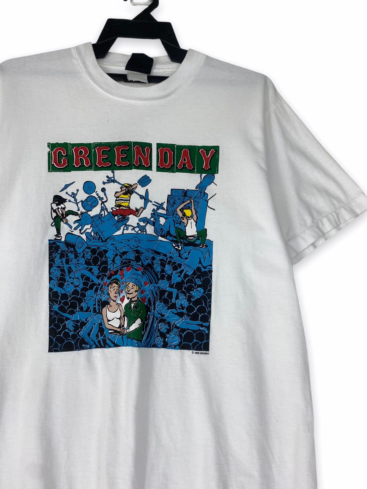 Band Tees Vintage rare Greenday punk rock band Size US L / EU 52-54 / 3 - 2 Thumbnail