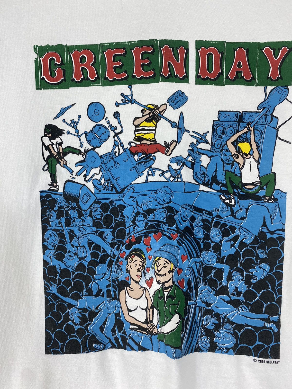 Band Tees Vintage rare Greenday punk rock band Size US L / EU 52-54 / 3 - 3 Thumbnail