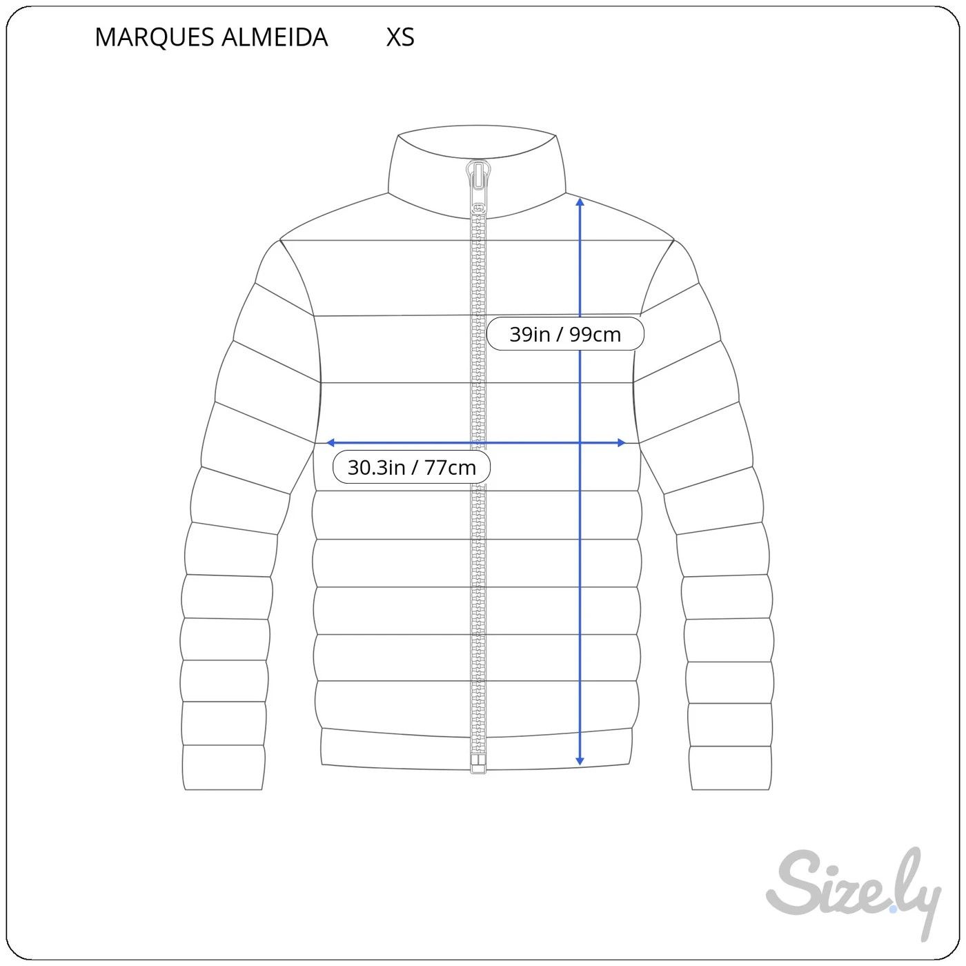 Marques'Almeida ⚡️QUICK SALE⚡️Marques Almeida Blue Oversized Denim Coat Size US XS / EU 42 / 0 - 6 Thumbnail