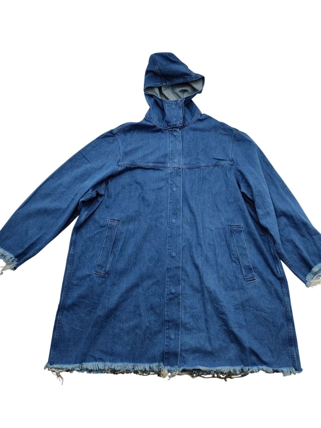 image of Marquesalmeida marques Almeida Blue Denim Coat, Men's (Size XS)