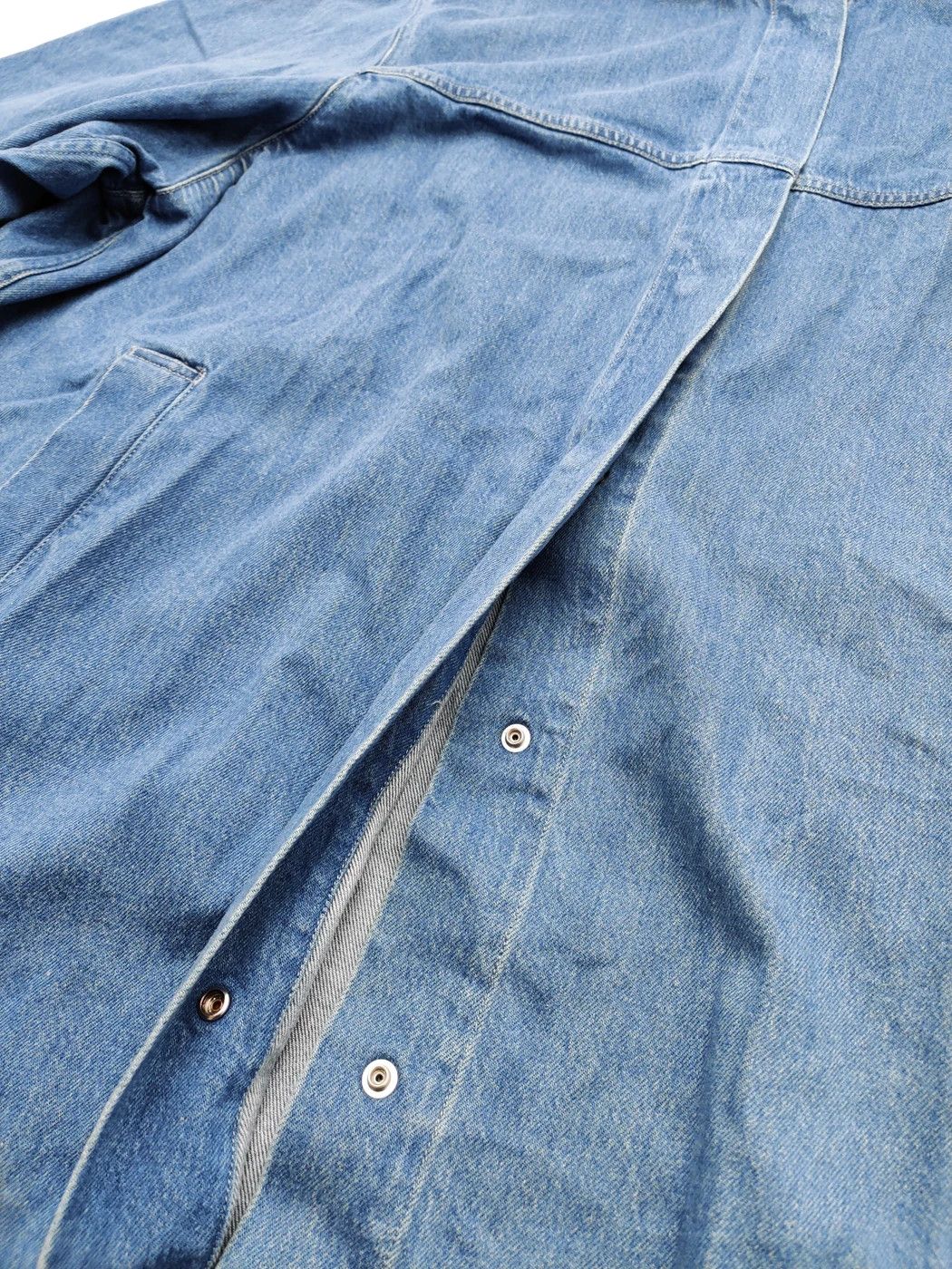 Marques'Almeida ⚡️QUICK SALE⚡️Marques Almeida Blue Oversized Denim Coat Size US XS / EU 42 / 0 - 5 Thumbnail