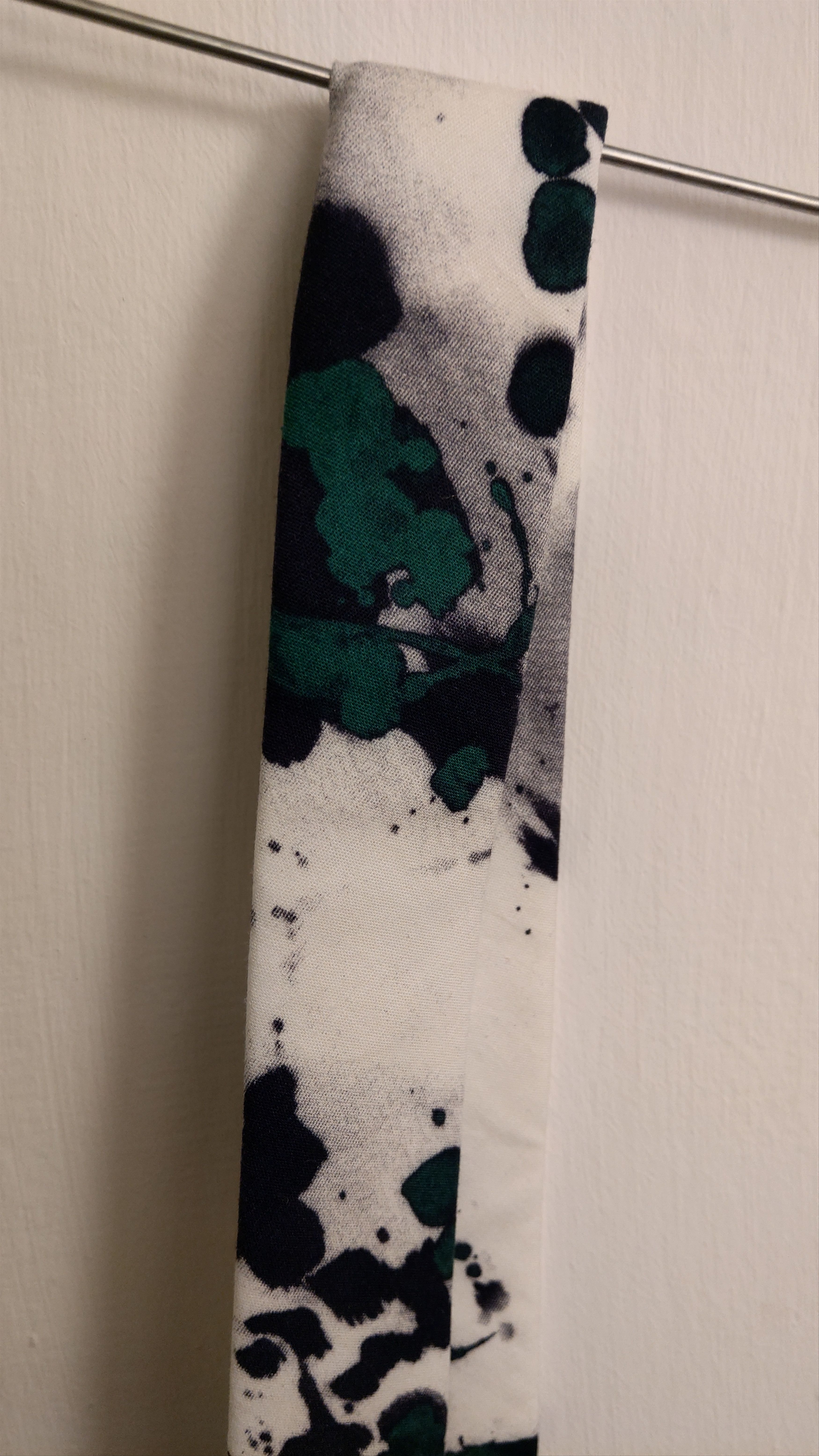 Dirk Bikkembergs Beautiful Ink Paint Tie Goth Darkfashion Art Size ONE SIZE - 11 Thumbnail