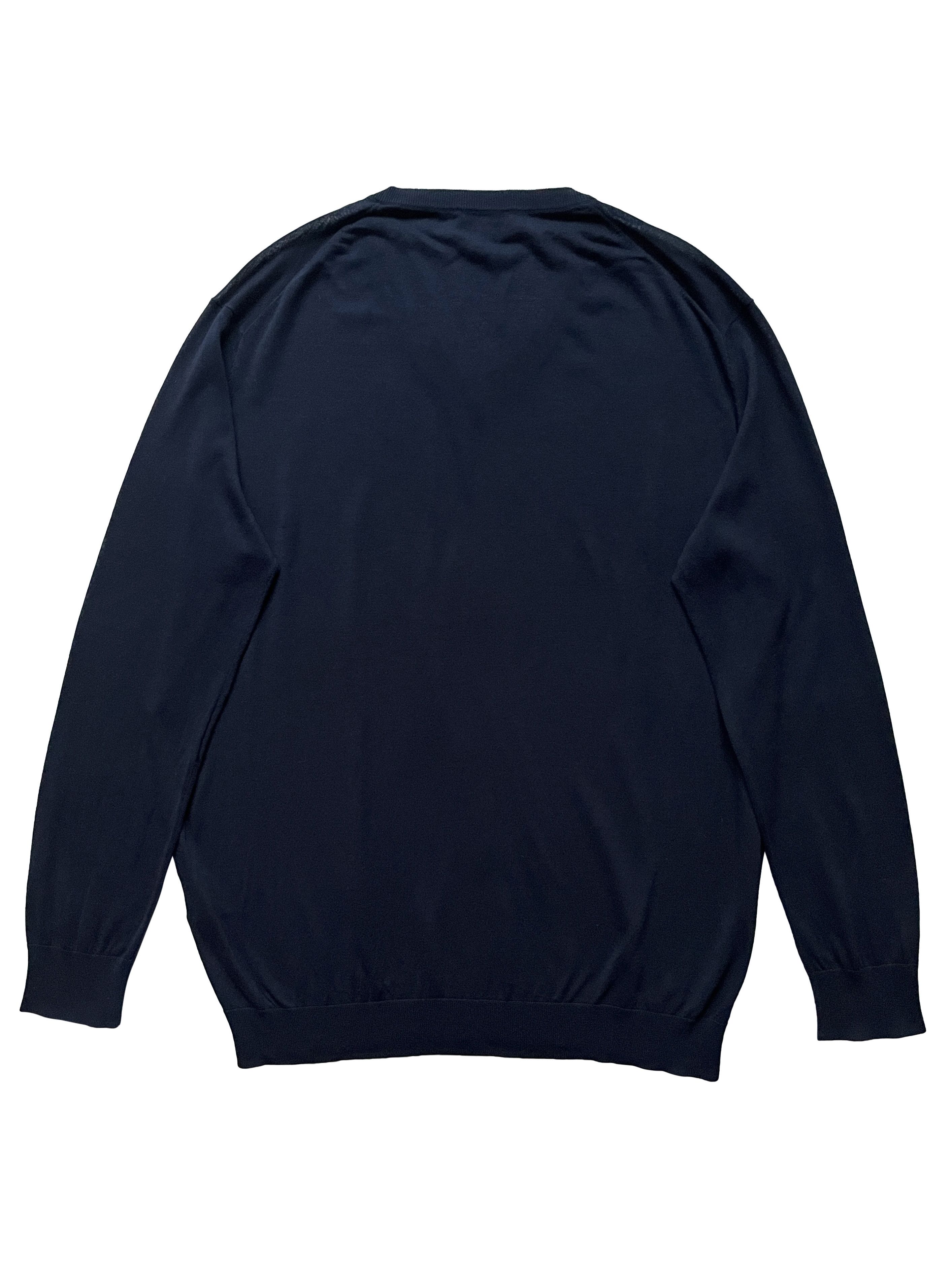 Acne Studios ⚡️QUICK SALE⚡️Acne Studios Navy V-Neck Oversized Sweater Size US S / EU 44-46 / 1 - 2 Thumbnail