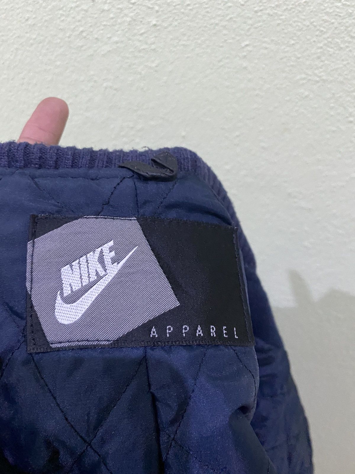 Nike 🔥Vintage Nike Varsity Jacket - Leather Size US M / EU 48-50 / 2 - 17 Thumbnail