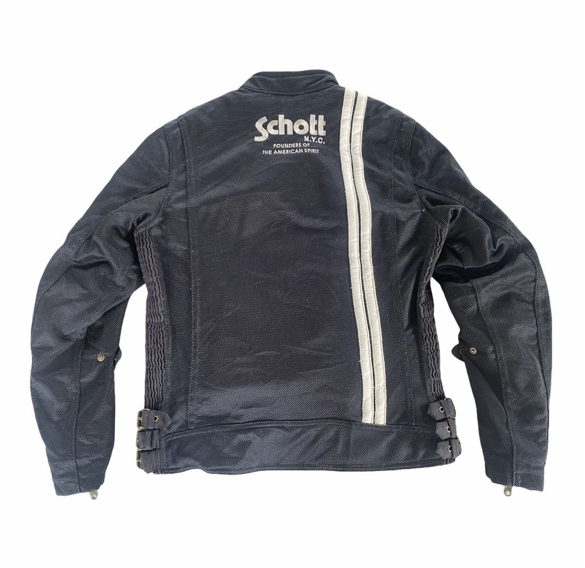 Schott × Vintage SCHOTT NEW YORK CITY RACING JACKET Size US M / EU 48-50 / 2 - 2 Thumbnail