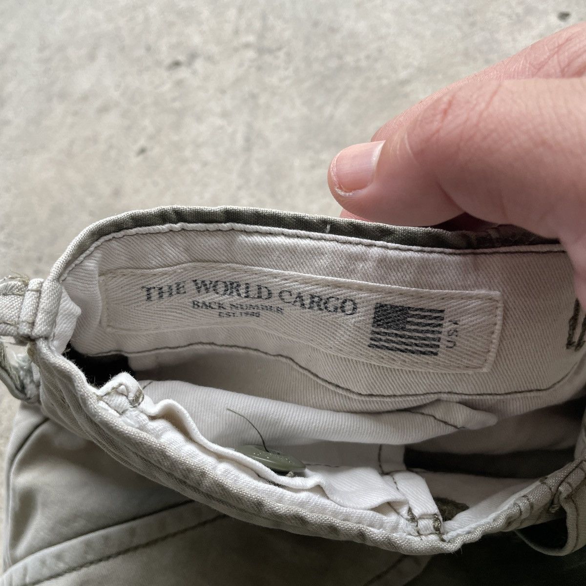 Japanese Brand Vintage Back Number Faded Cargo Parachute Bondage Pants W34 Size US 34 / EU 50 - 8 Thumbnail