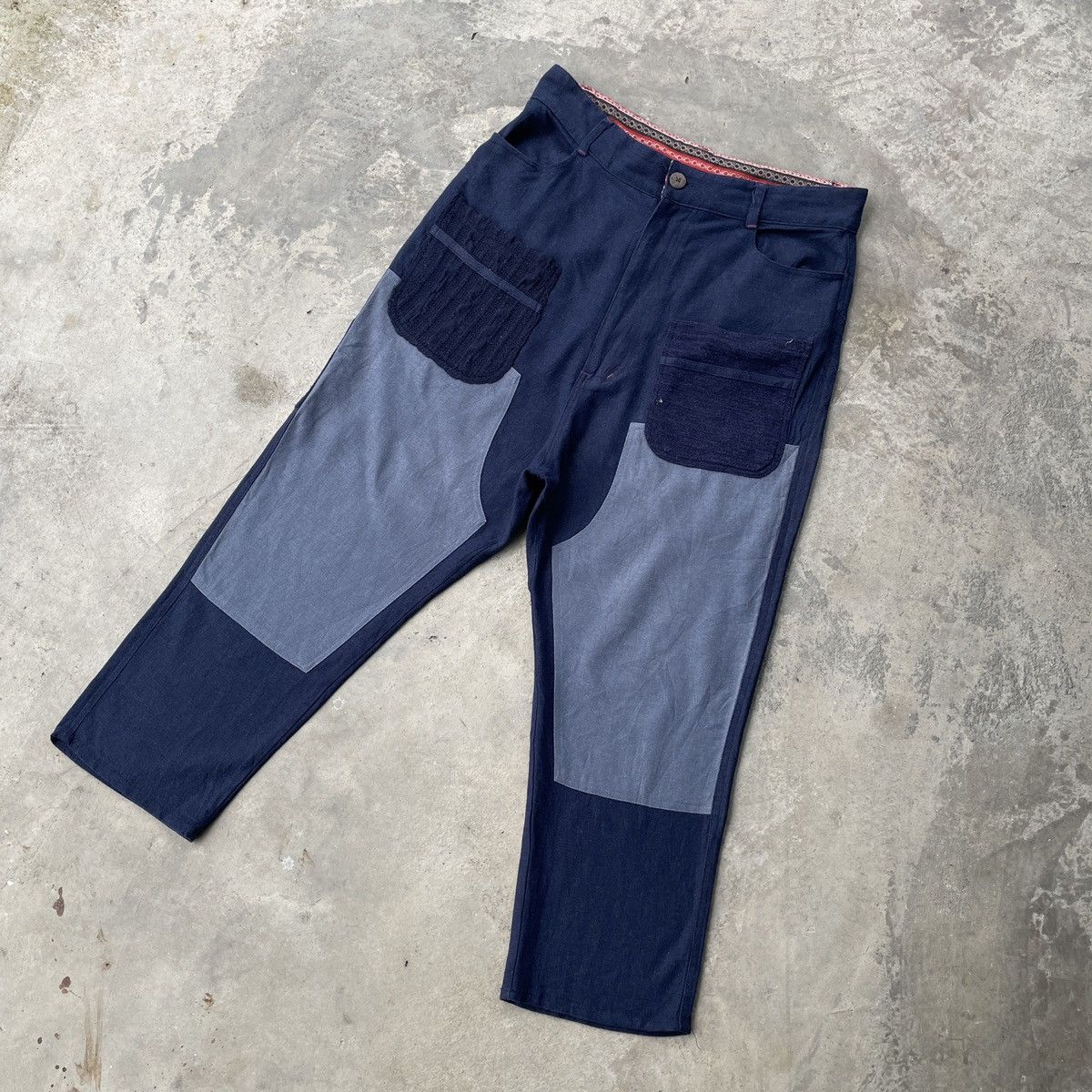 Japanese Brand Vintage Anima Baggy Hip-Hop Trousers Casual Bush Pants Japan Size US 32 / EU 48 - 2 Thumbnail