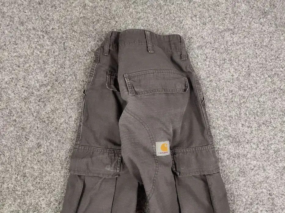 Carhartt Vintage 90' Carhartt Distressed Faded Grey Baggy Cargo Pants Size US 31 - 2 Thumbnail