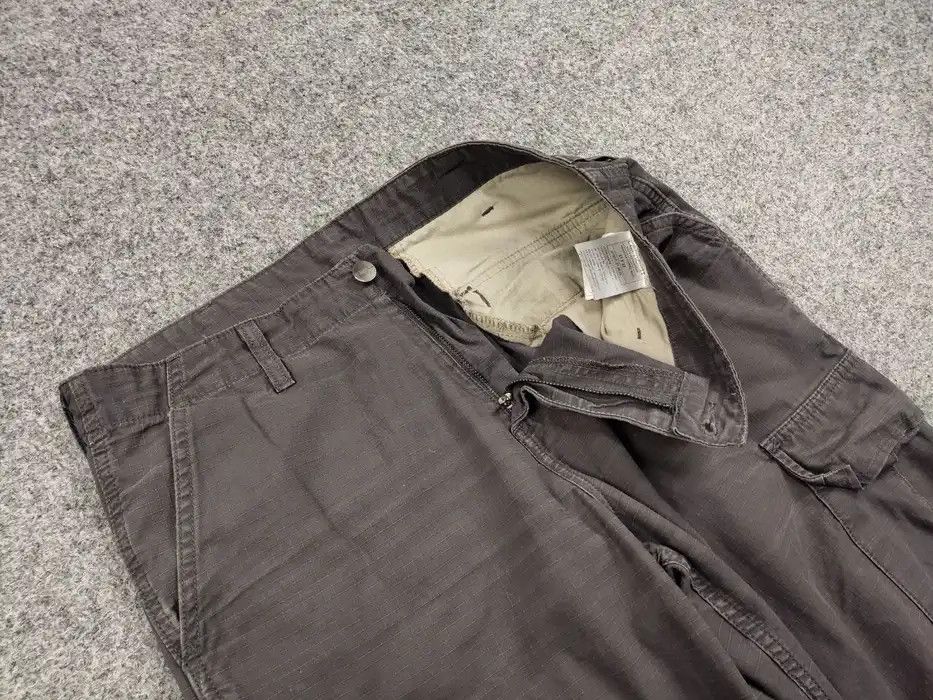 Carhartt Vintage 90' Carhartt Distressed Faded Grey Baggy Cargo Pants Size US 31 - 9 Thumbnail