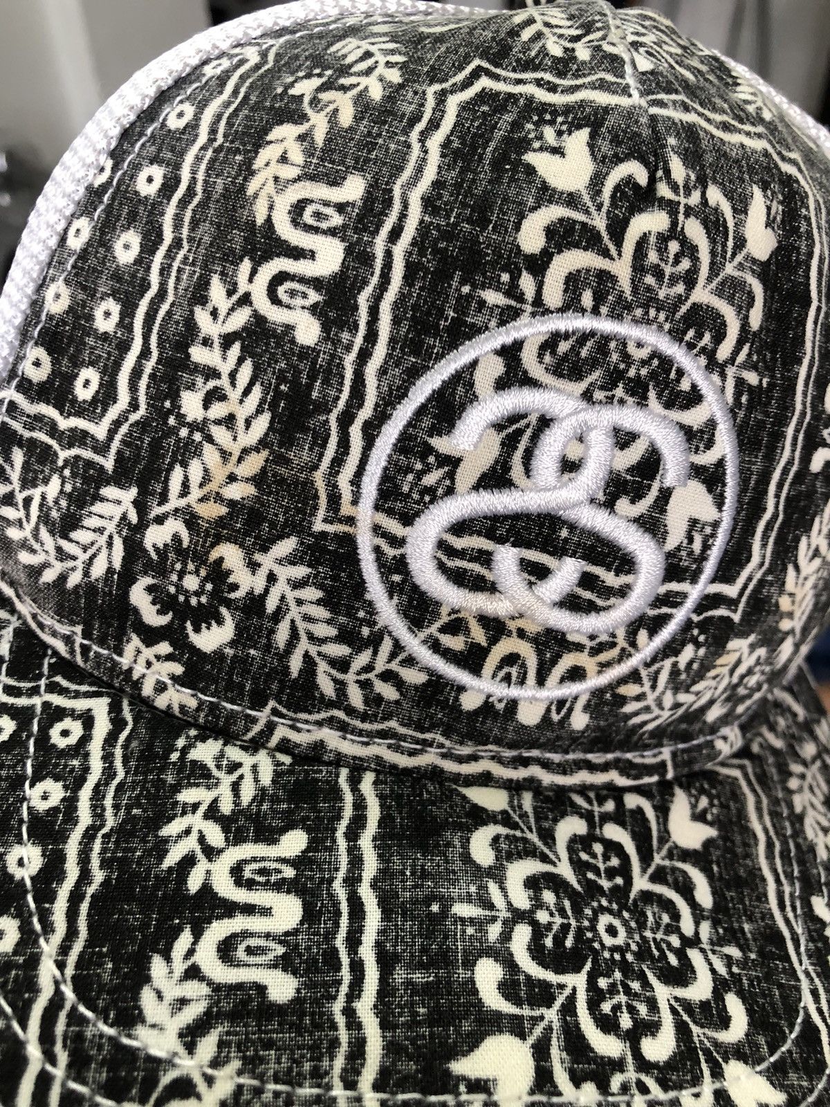 Stussy Rare❗️Vintage Stussy Double S Paisley Trucker Hats Size ONE SIZE - 6 Thumbnail