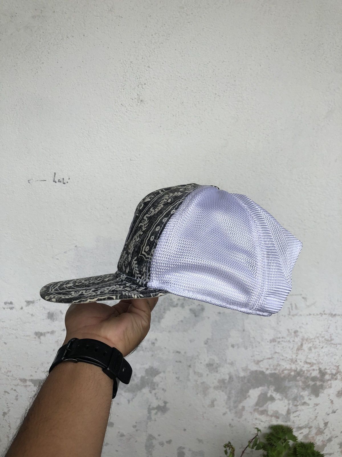 Stussy Rare❗️Vintage Stussy Double S Paisley Trucker Hats Size ONE SIZE - 3 Thumbnail