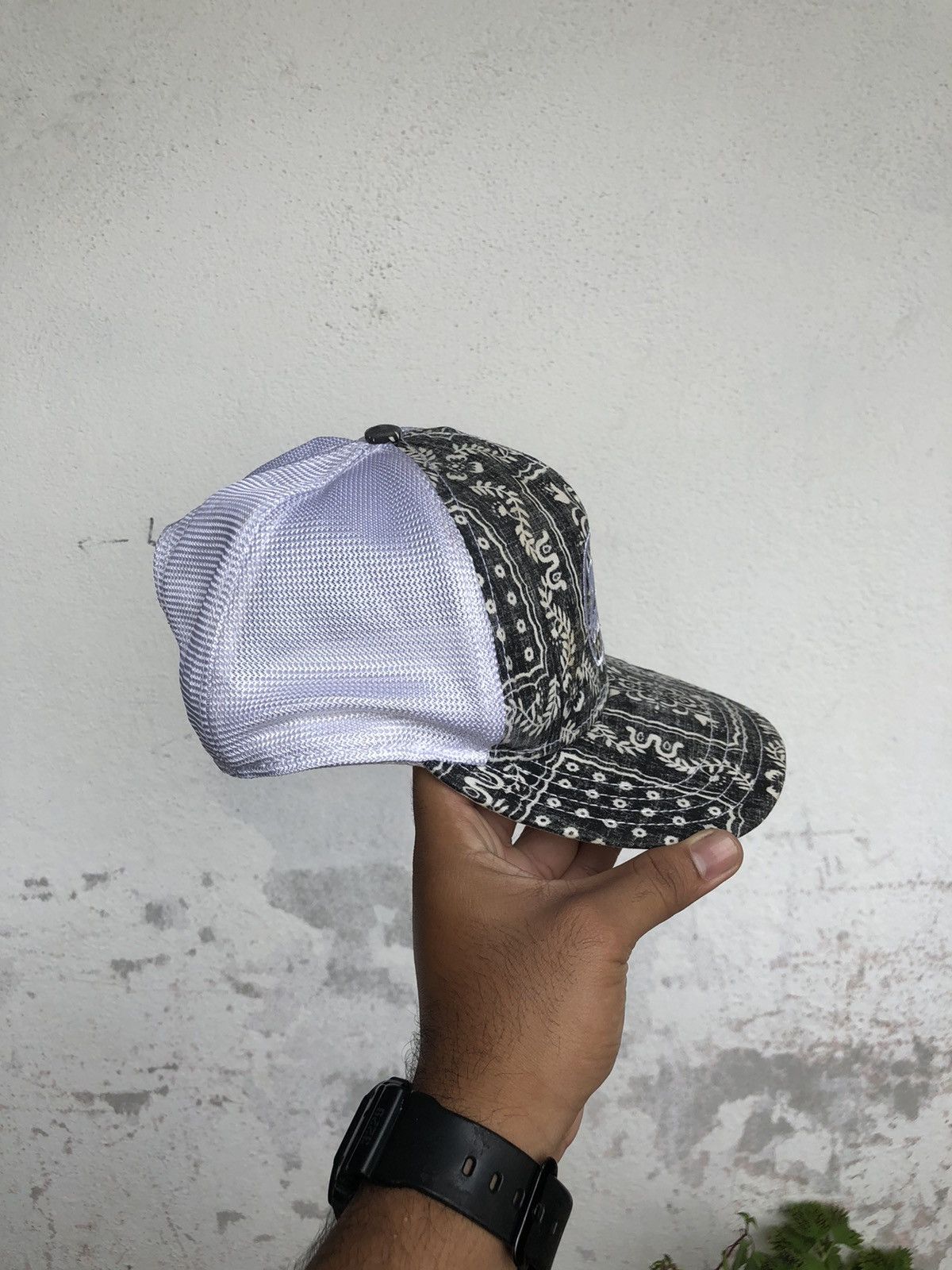 Stussy Rare❗️Vintage Stussy Double S Paisley Trucker Hats Size ONE SIZE - 2 Thumbnail