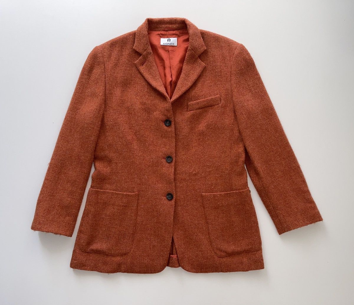 Aigner Aigner Wool Coats Size L / US 10 / IT 46 - 2 Thumbnail