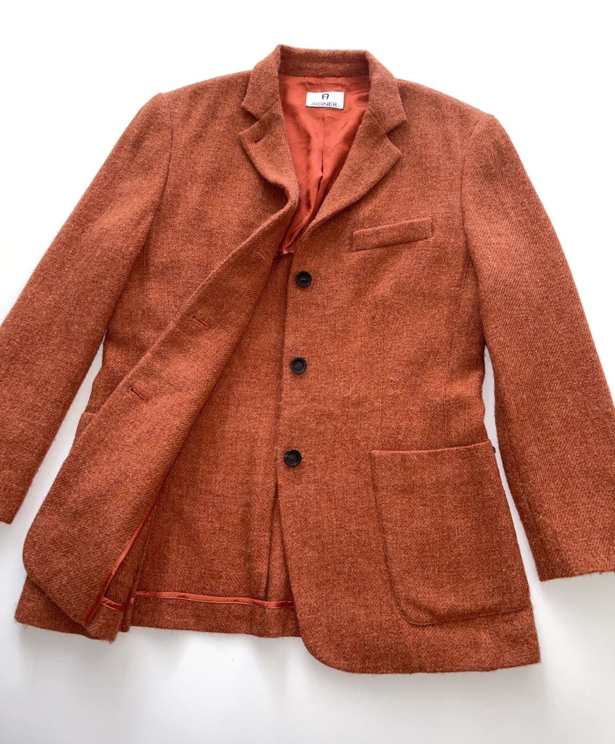 Aigner Aigner Wool Coats Size L / US 10 / IT 46 - 5 Thumbnail