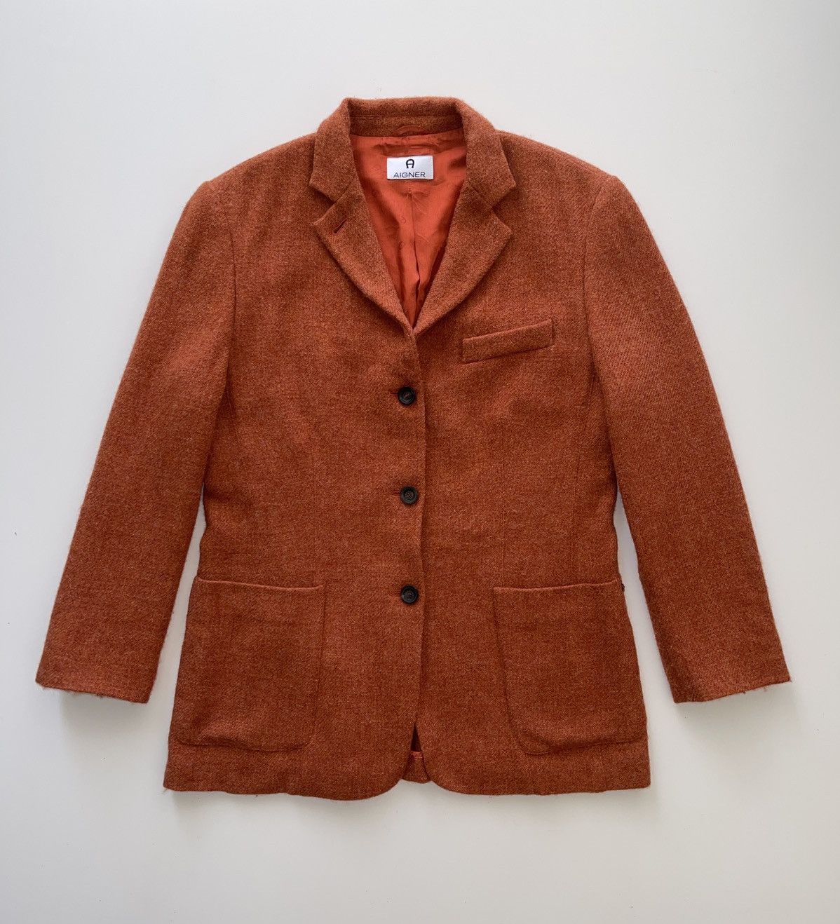 Aigner Aigner Wool Coats Size L / US 10 / IT 46 - 6 Thumbnail