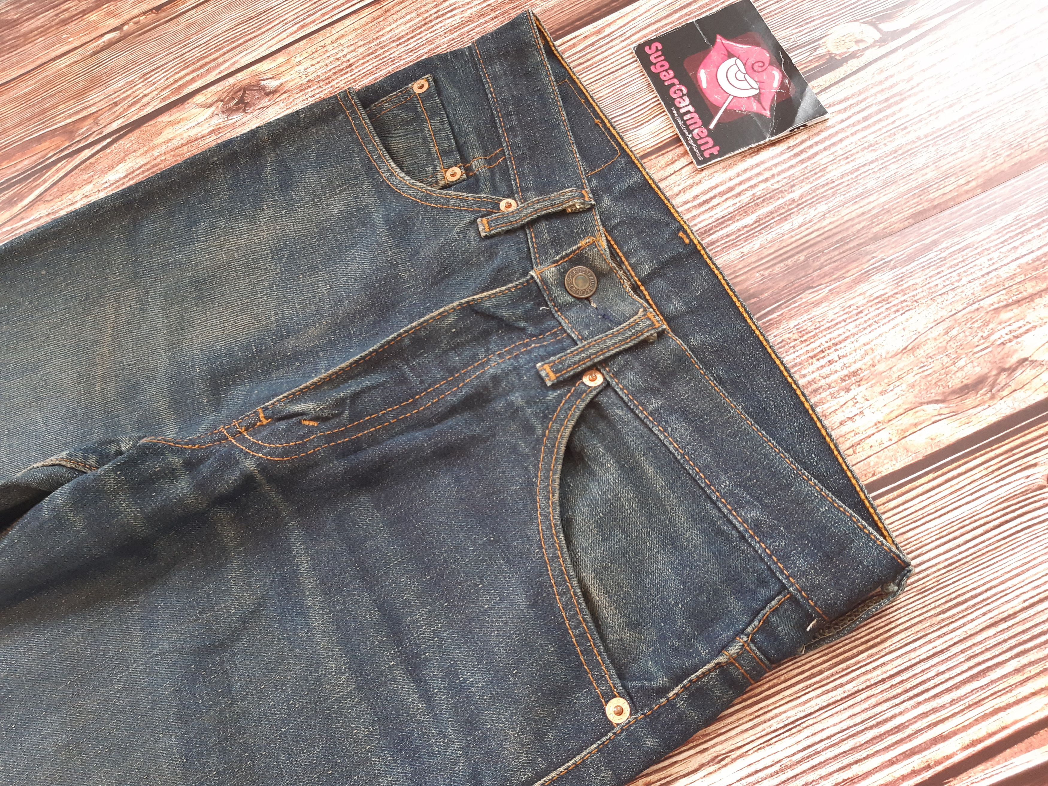 Levi's Levis 517 Jeans Bootcut Distressed Vintage Size US 30 / EU 46 - 3 Thumbnail
