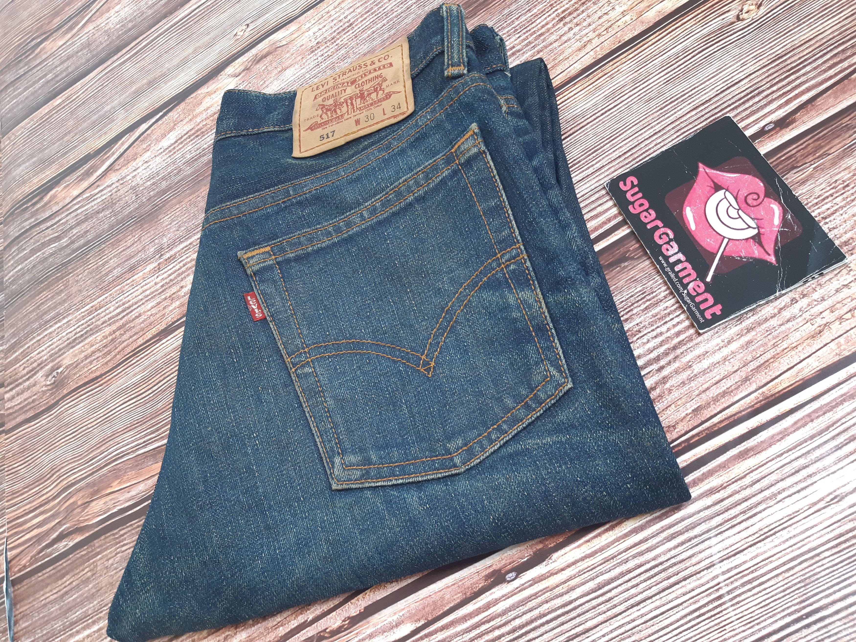 Levi's Levis 517 Jeans Bootcut Distressed Vintage Size US 30 / EU 46 - 11 Thumbnail