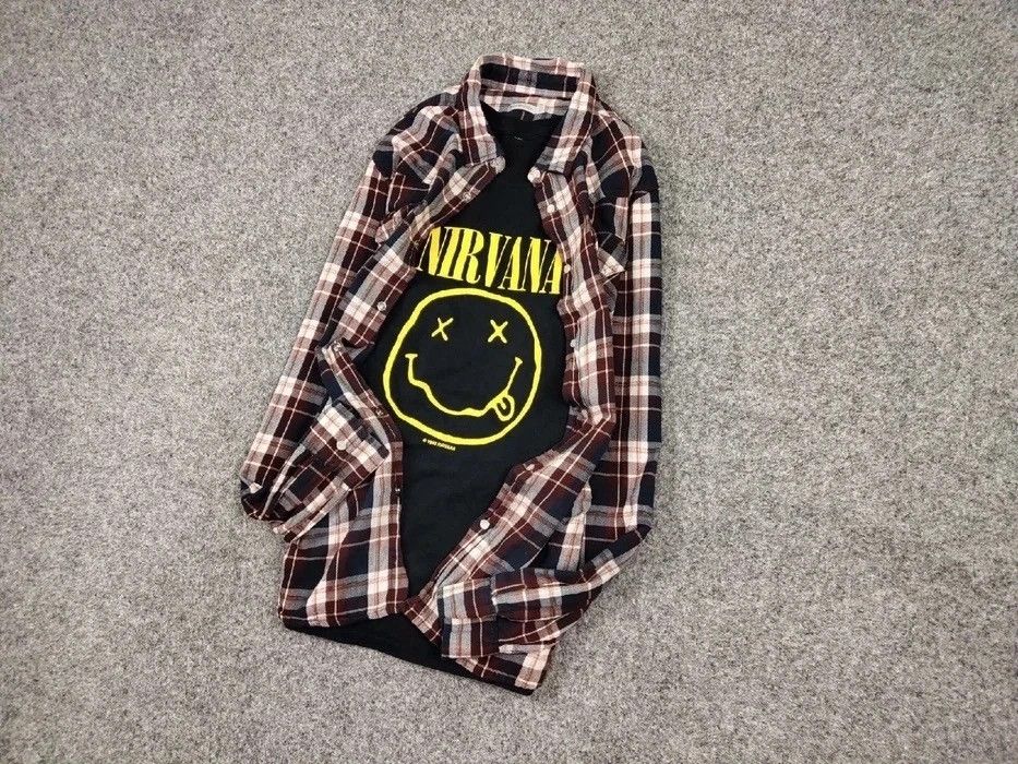 Flannel Vintage Flannel Shirt Checkered Travis Scott Style Size US L / EU 52-54 / 3 - 8 Thumbnail