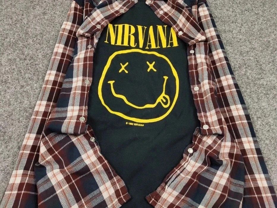 Flannel Vintage Flannel Shirt Checkered Travis Scott Style Size US L / EU 52-54 / 3 - 4 Thumbnail