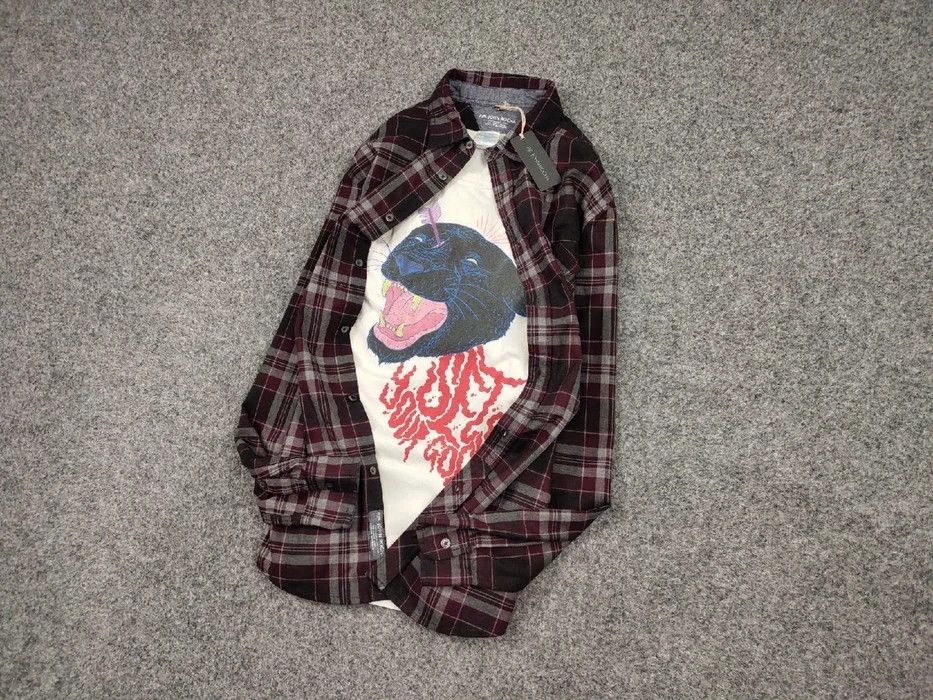 Flannel Vintage Flannel Shirt Travis Scott Style Size US M / EU 48-50 / 2 - 3 Thumbnail