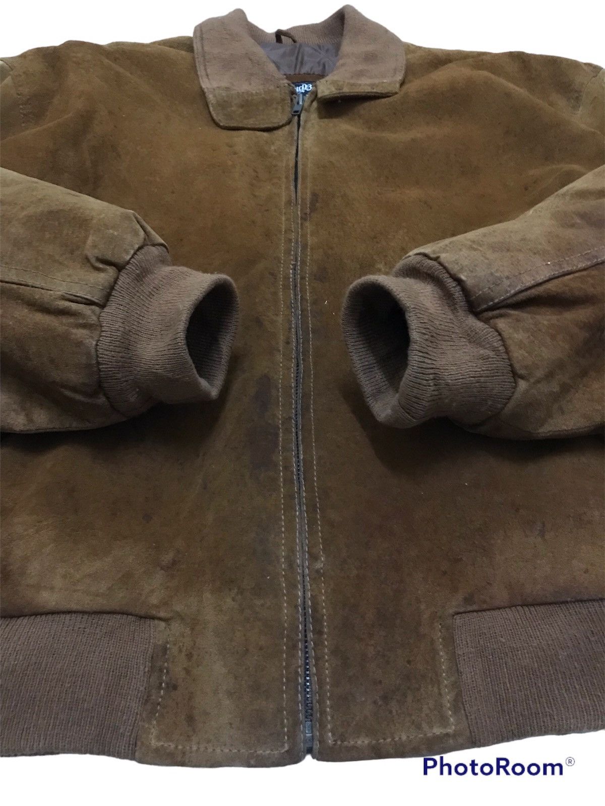 Japanese Brand × Vintage Vintage Alluring Body Bomber Leather Jacket Size US L / EU 52-54 / 3 - 3 Thumbnail